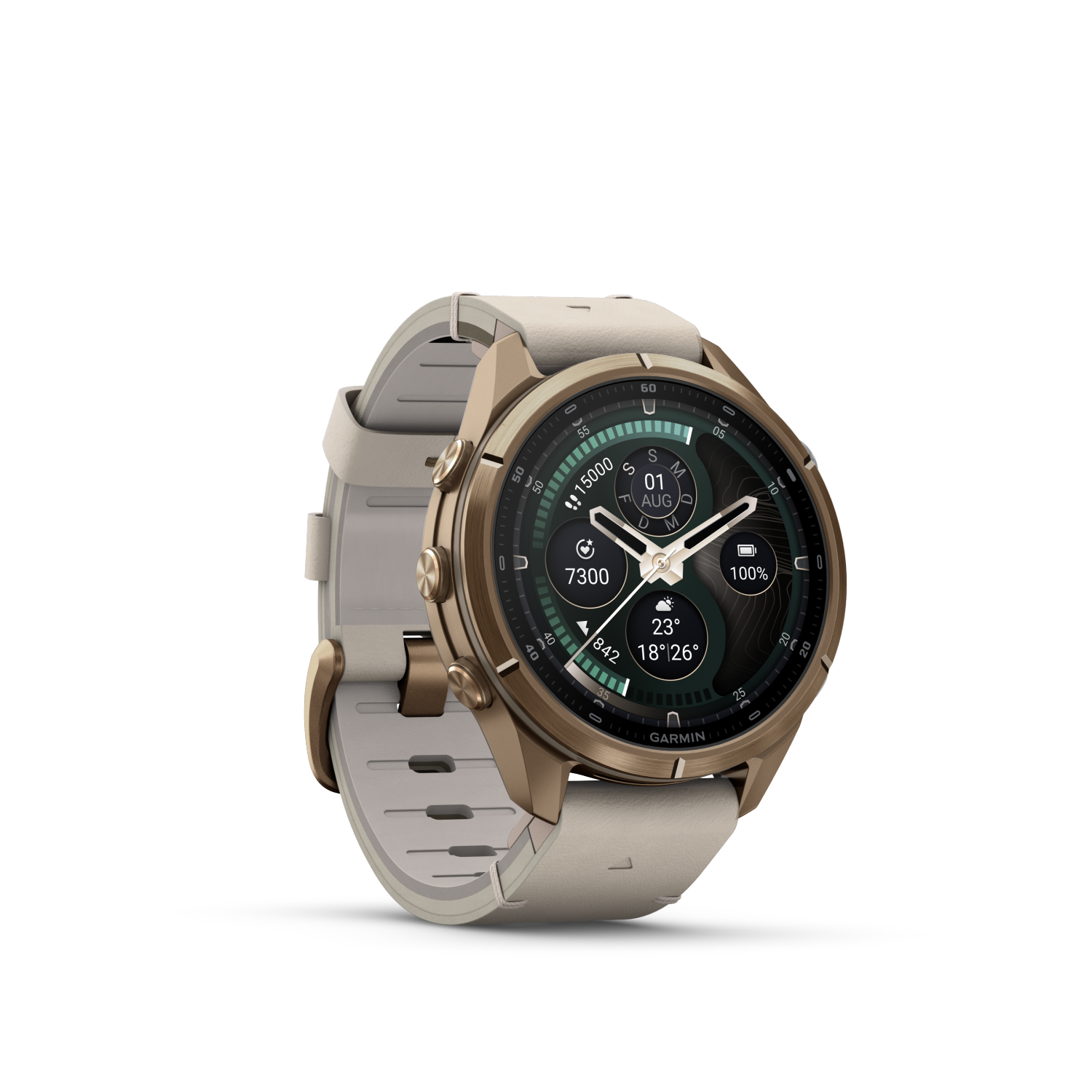Garmin fēnix 9 Pro – inReach, 43 mm Autumn Gold Titan 010-04335-41 bei Juwelier Hungeling