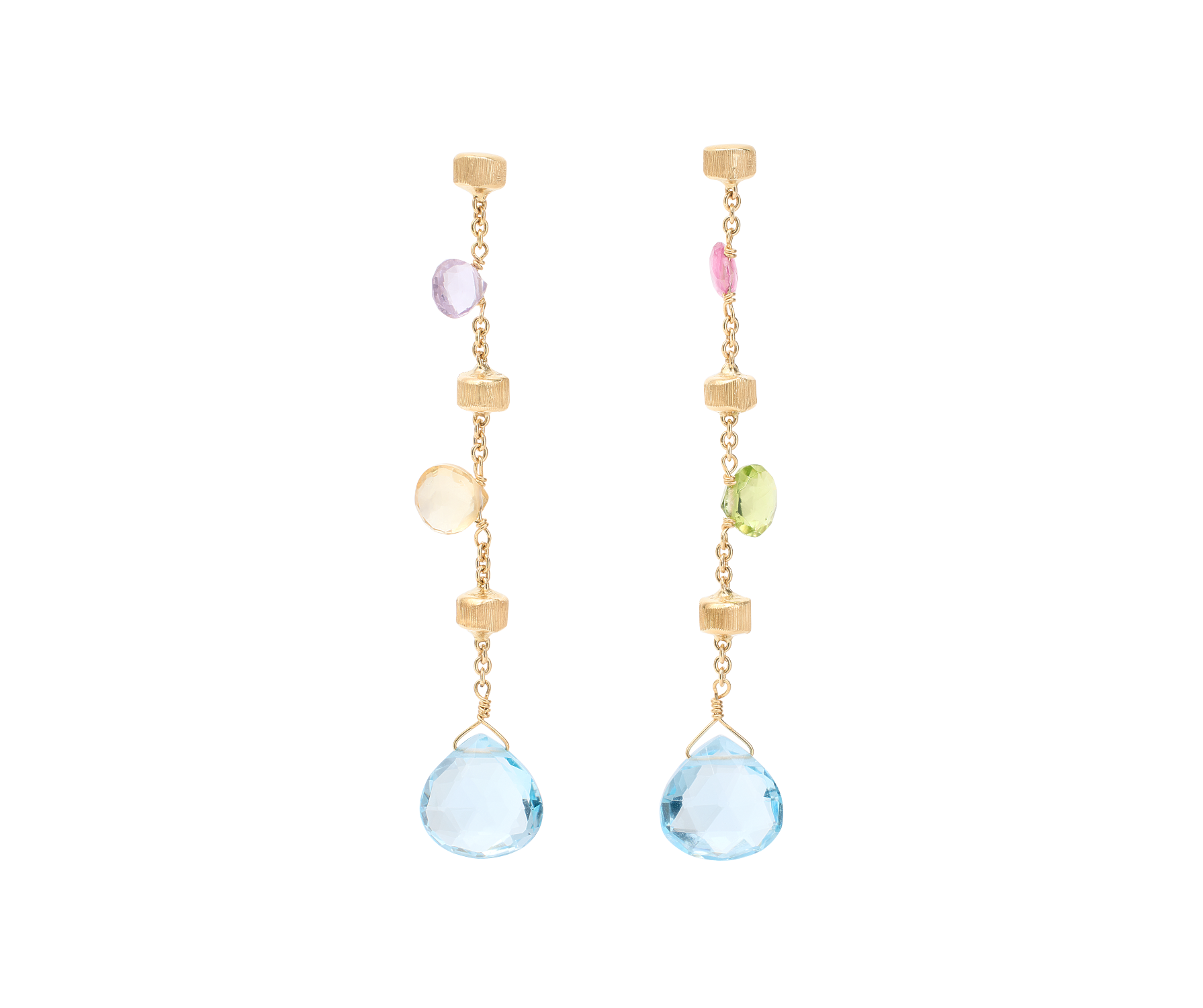 Marco Bicego Paradise Ohrring aus Gold mit Topas OB1431_MIX01_Y_02 bei Juwelier Hungeling