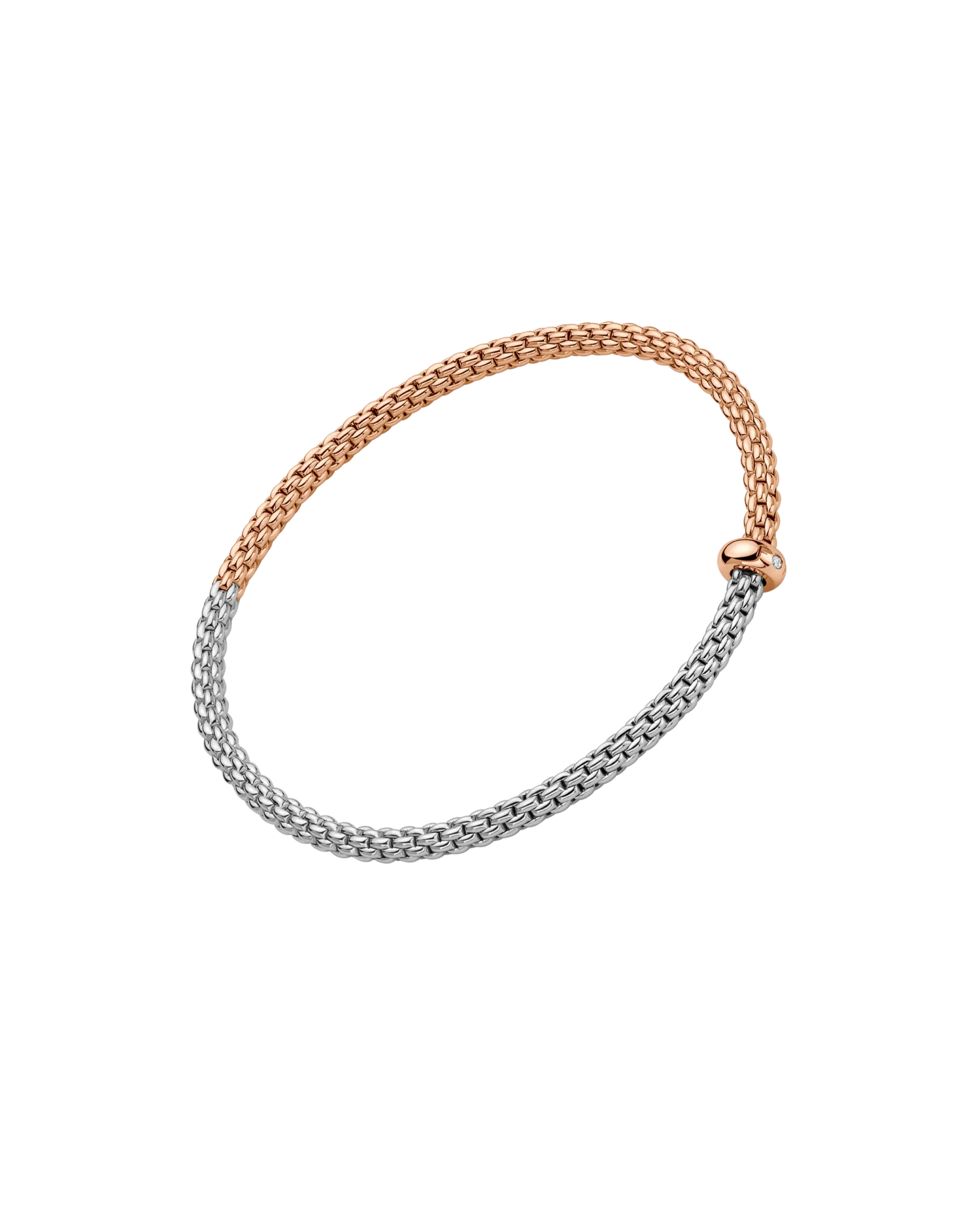 Fope Prima Flex it Bicolor Armband mit Diamant 01M08B2_BB_1_XRX bei Juwelier Hungeling