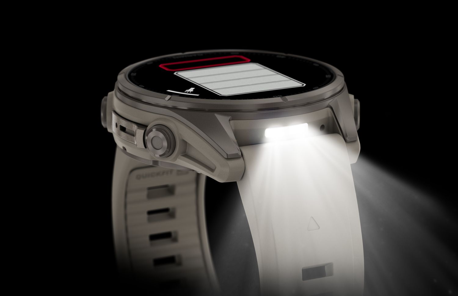 Garmin fēnix 9  - 43 mm Nebelgrau Titan 010-04761-01