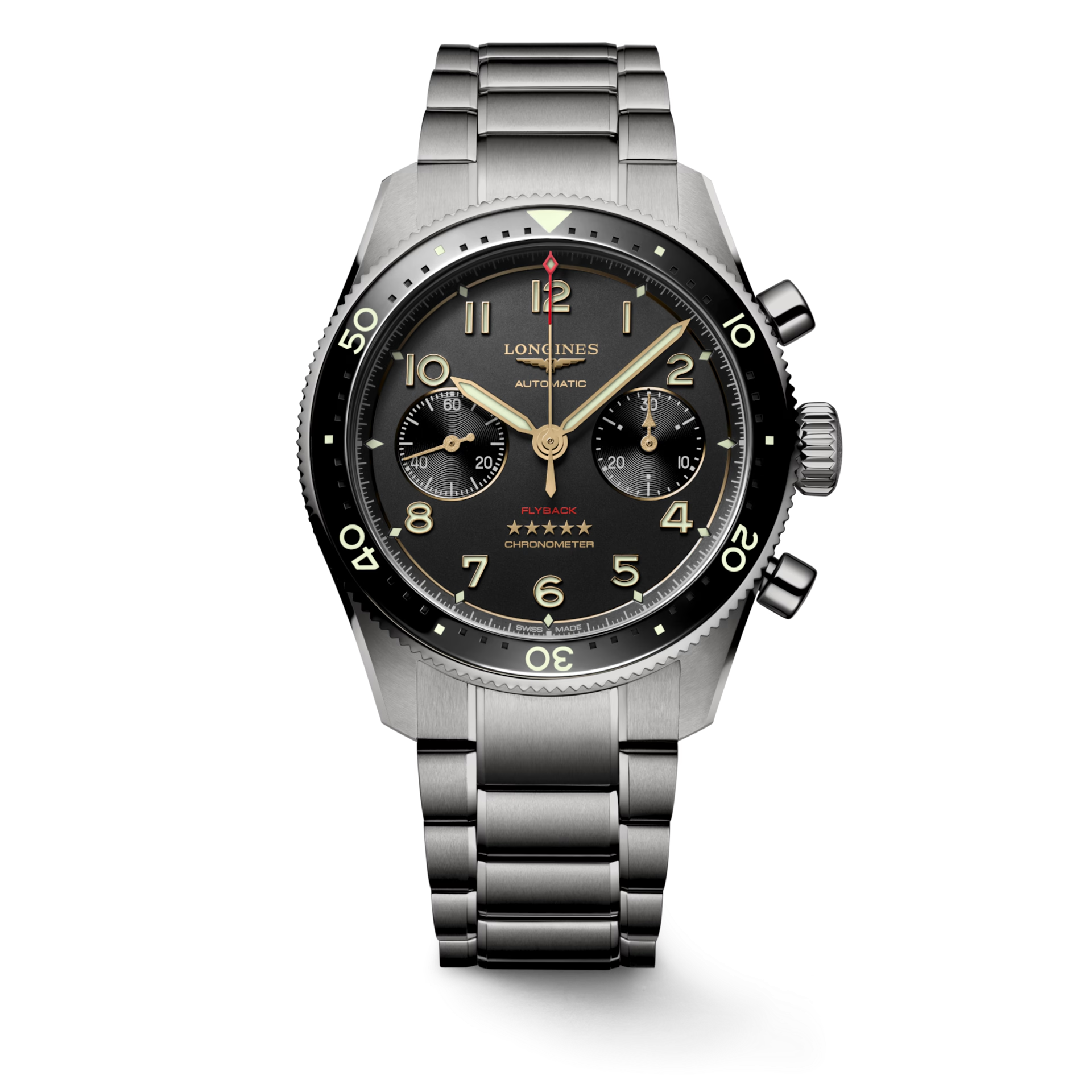 Longines Spirit Flyback Titan 42 mm L3.821.1.53.6 bei Juwelier Hungeling