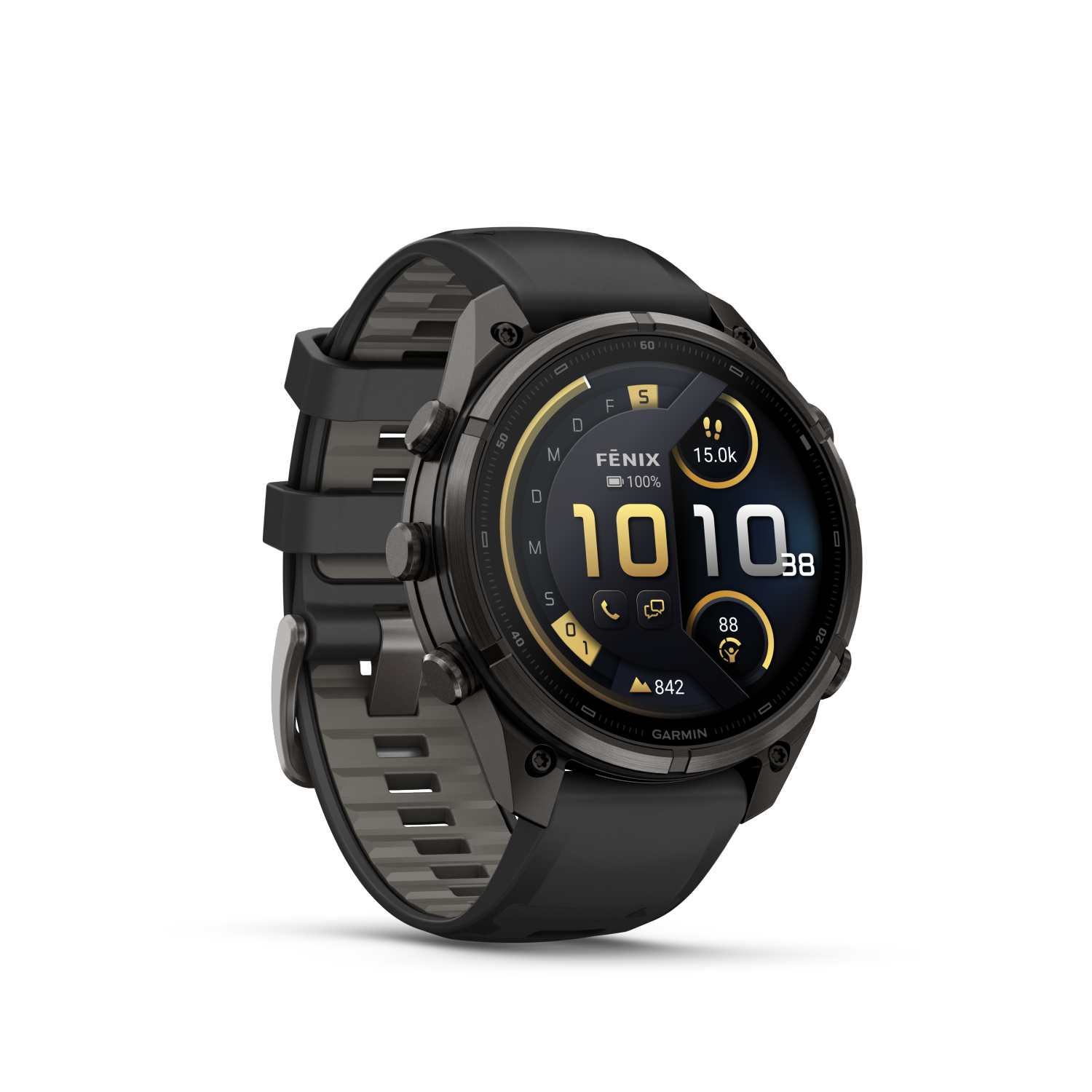 Garmin fēnix 9 Pro – inReach, 47mm Carbongrau DLC Titan 010-04336-11 bei Juwelier Hungeling