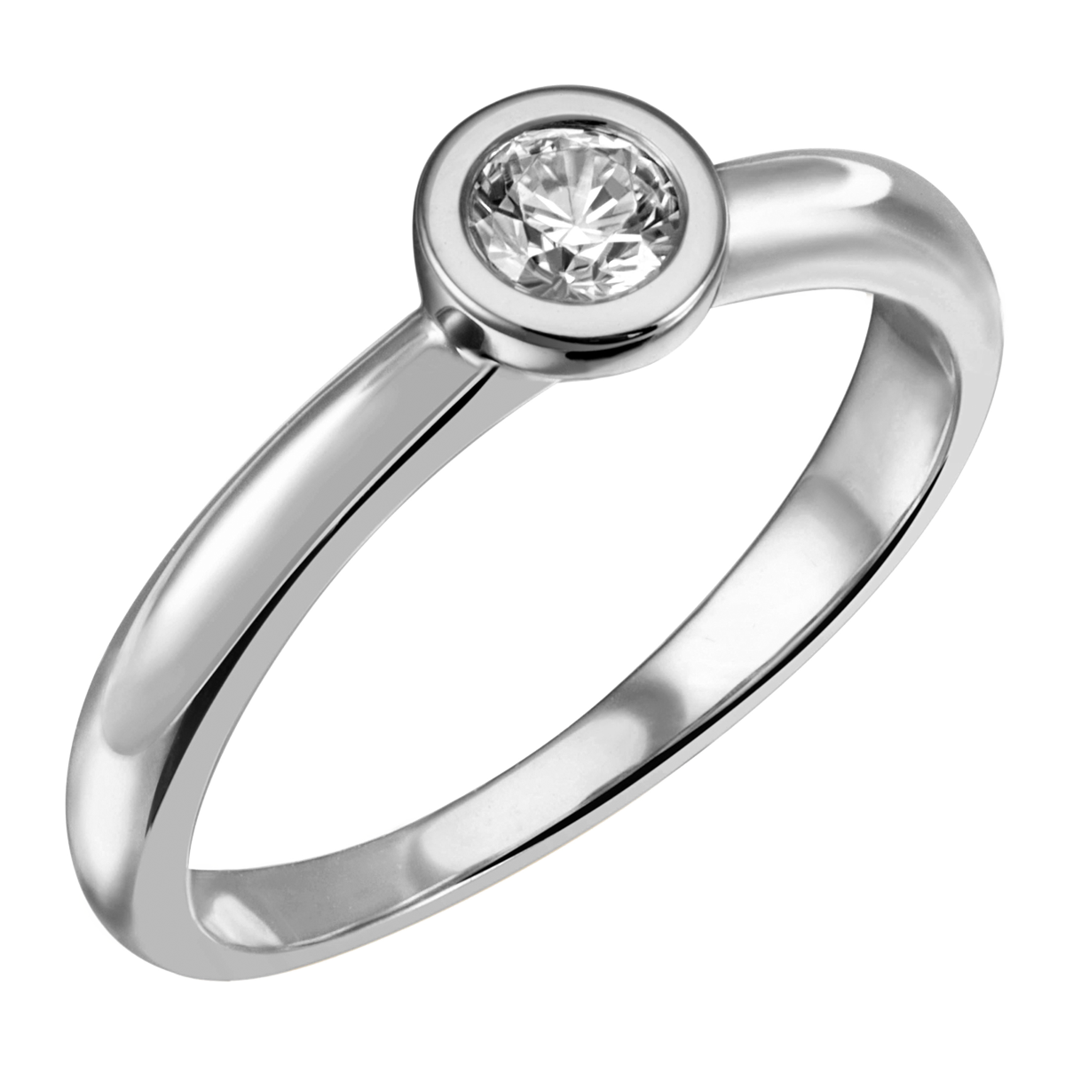 Solitaire Ring mit Diamant 06492-52-0008
