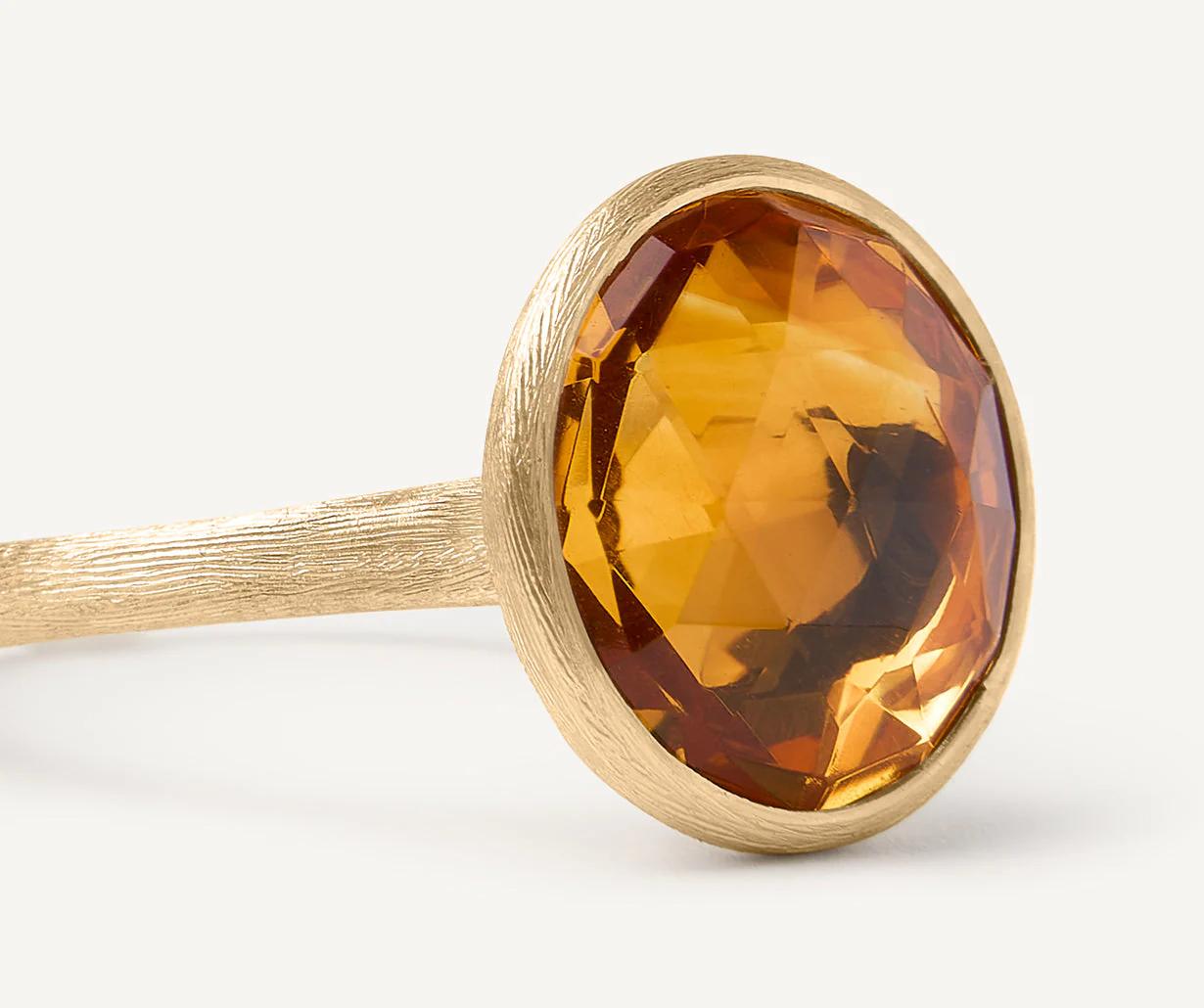 Jaipur Colour Ring aus Gold mit Citrin AB586_QG01_Y_02