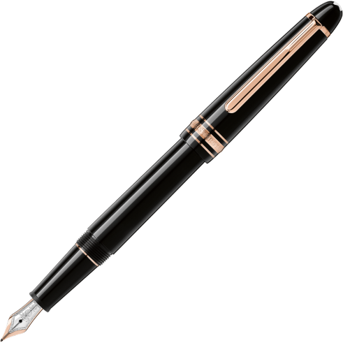 Montblanc Meisterstück Classique Füllfederhalter Rotgold-Coated 112676 bei Juwelier Hungeling