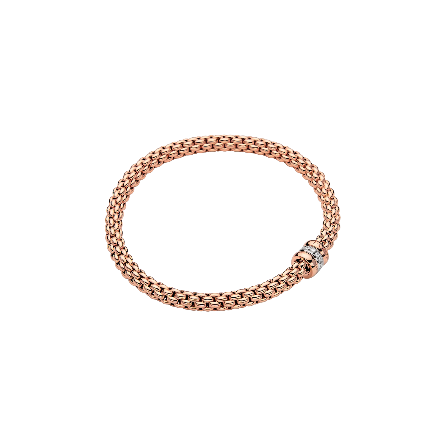 Fope Solo Rotgold Flex'it Armband 621B BBR bei Juwelier Hungeling