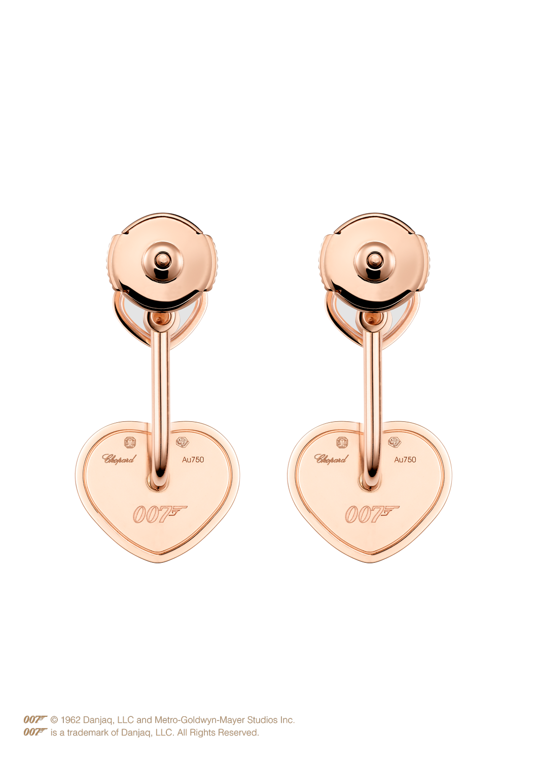 Rückseite der Chopard Happy Hearts Golden Hearts 83A007-5021 bei Juwelier Hungeling