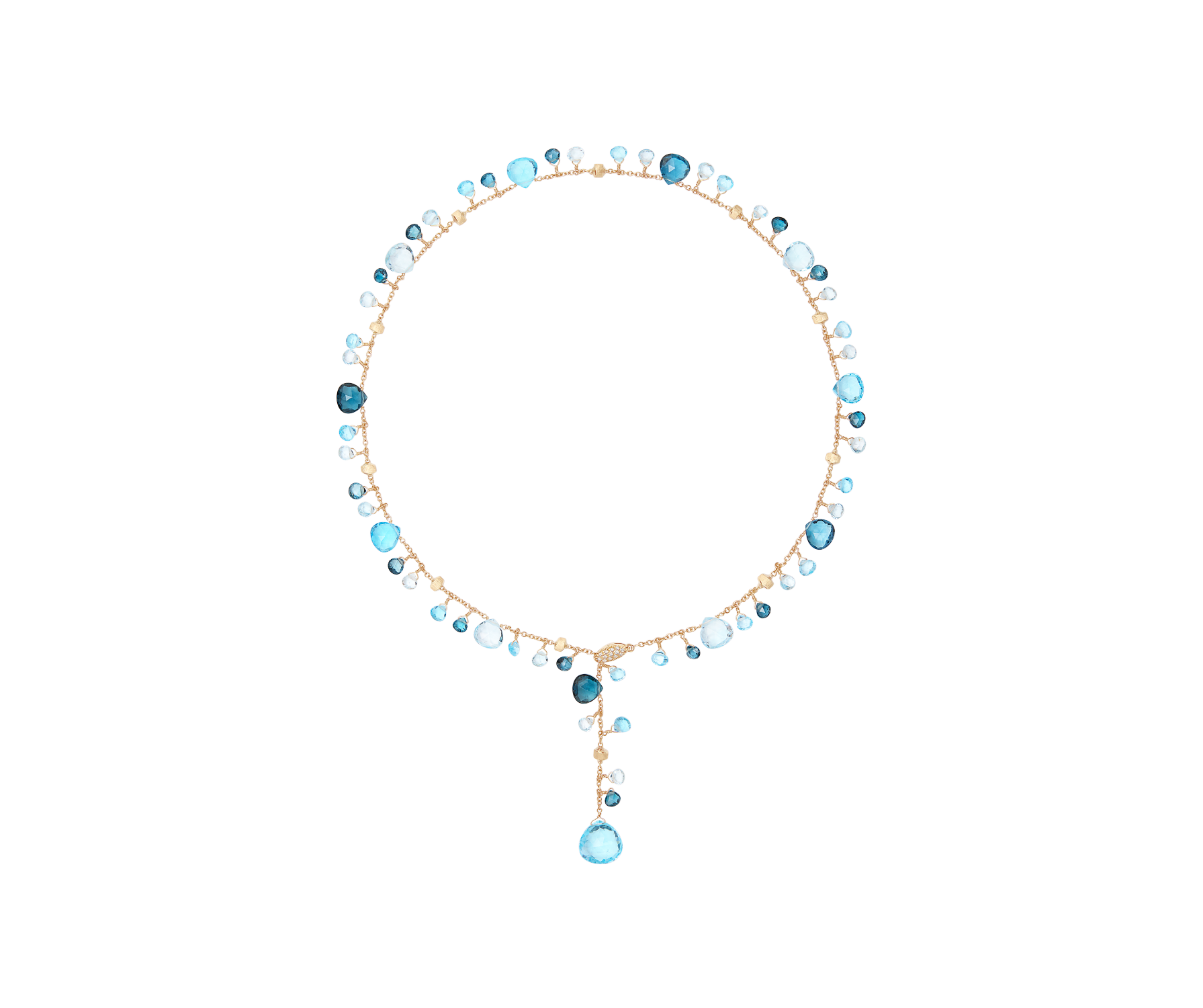 Marco Bicego Paradise Y-Kette aus Gelbgold mit Topas-Mix CB2586-B_TP01_Y bei Juwelier Hungeling