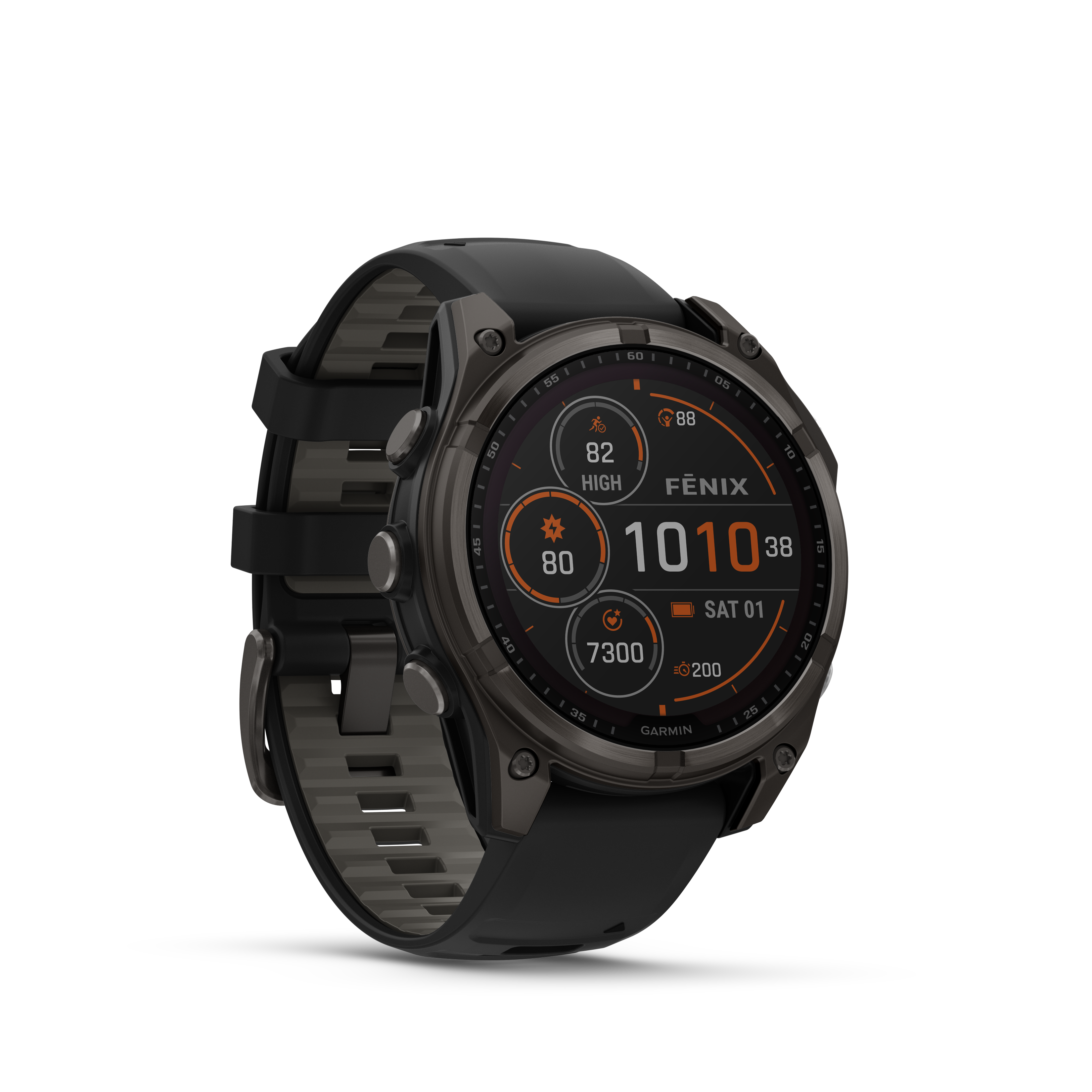 Garmin fēnix 8 - 47 mm Solar Sapphire Graphit/Carbongrau Titan DLC 010-02906-11 bei Juwelier Hungeling
