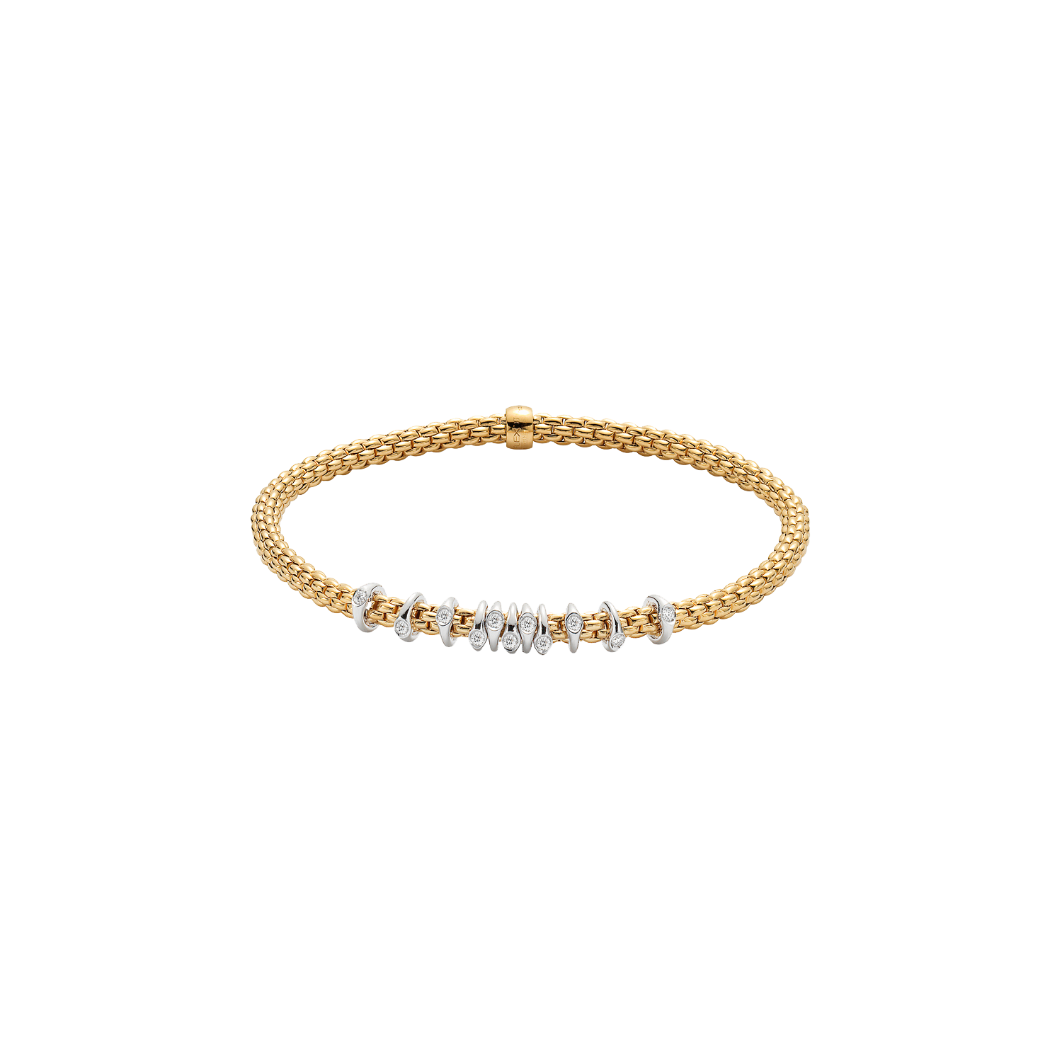 Fope Prima Flex'it Gelbgold Armband 747B BBR bei Juwelier Hungeling