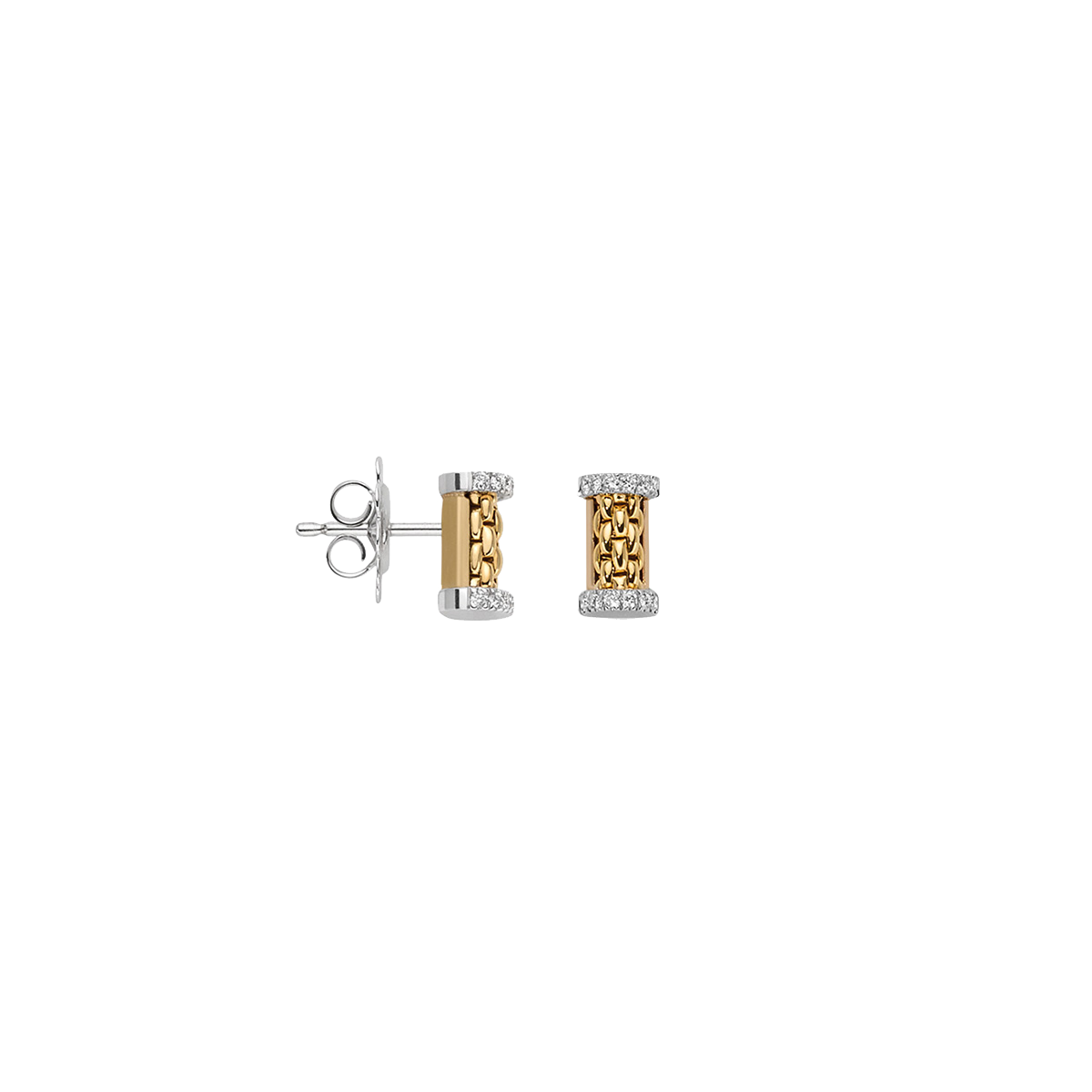 Fope Essentials 750 Gelbgold Ohrstecker mit Diamanten 07E08OX_BB_G_XXX_000