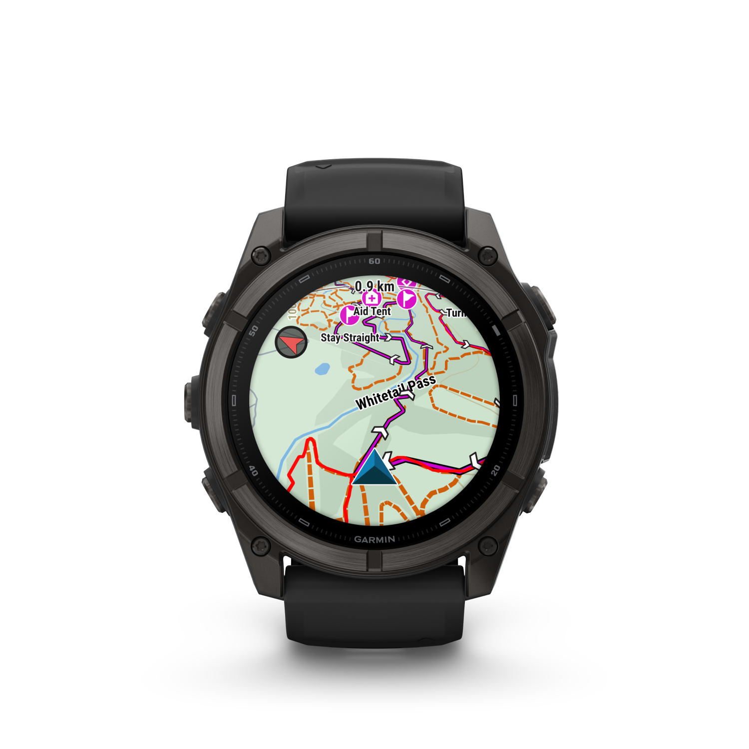 Garmin fēnix 9 - 51 mm Schwarz/Carbongrau DLC Titan 010-04763-11