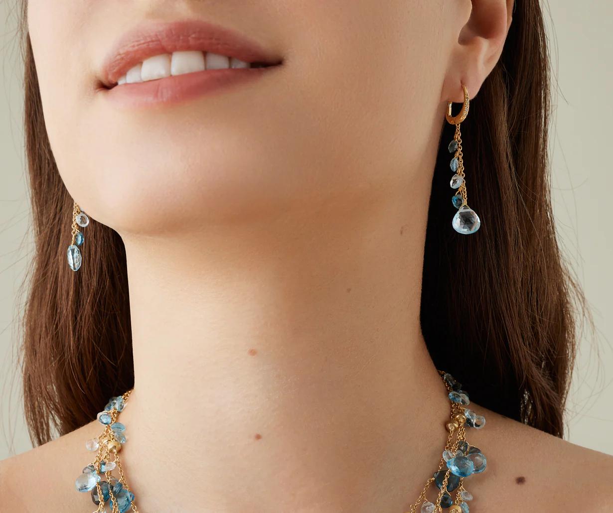 Paradise Ohrringe mit Diamanten und Topas-Mix OB1743-MB_TP01_Y_02