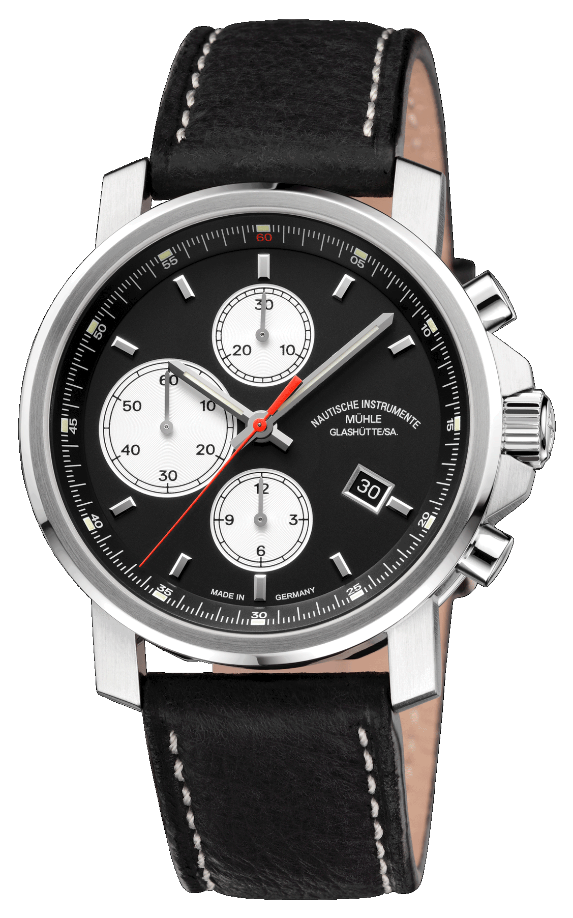 Mühle Glashütte 29er Chronograph M1-25-43-LB bei Juwelier Hungeling