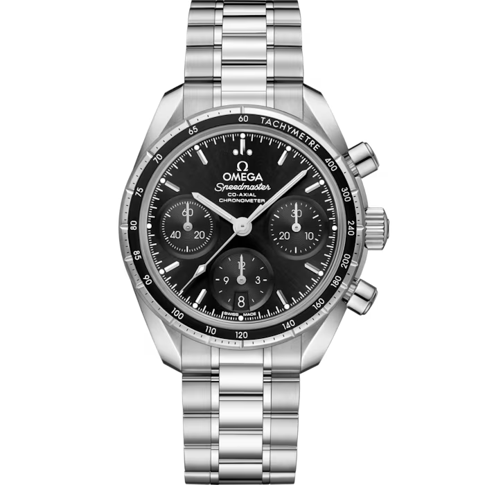 Omega Speedmaster 38 mm 324.30.38.50.01.001 bei Juwelier Hungeling