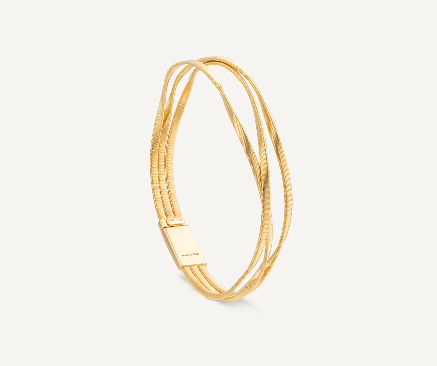 Marrakech Dreireihiges Armband aus Gelbgold BG848__Y_01