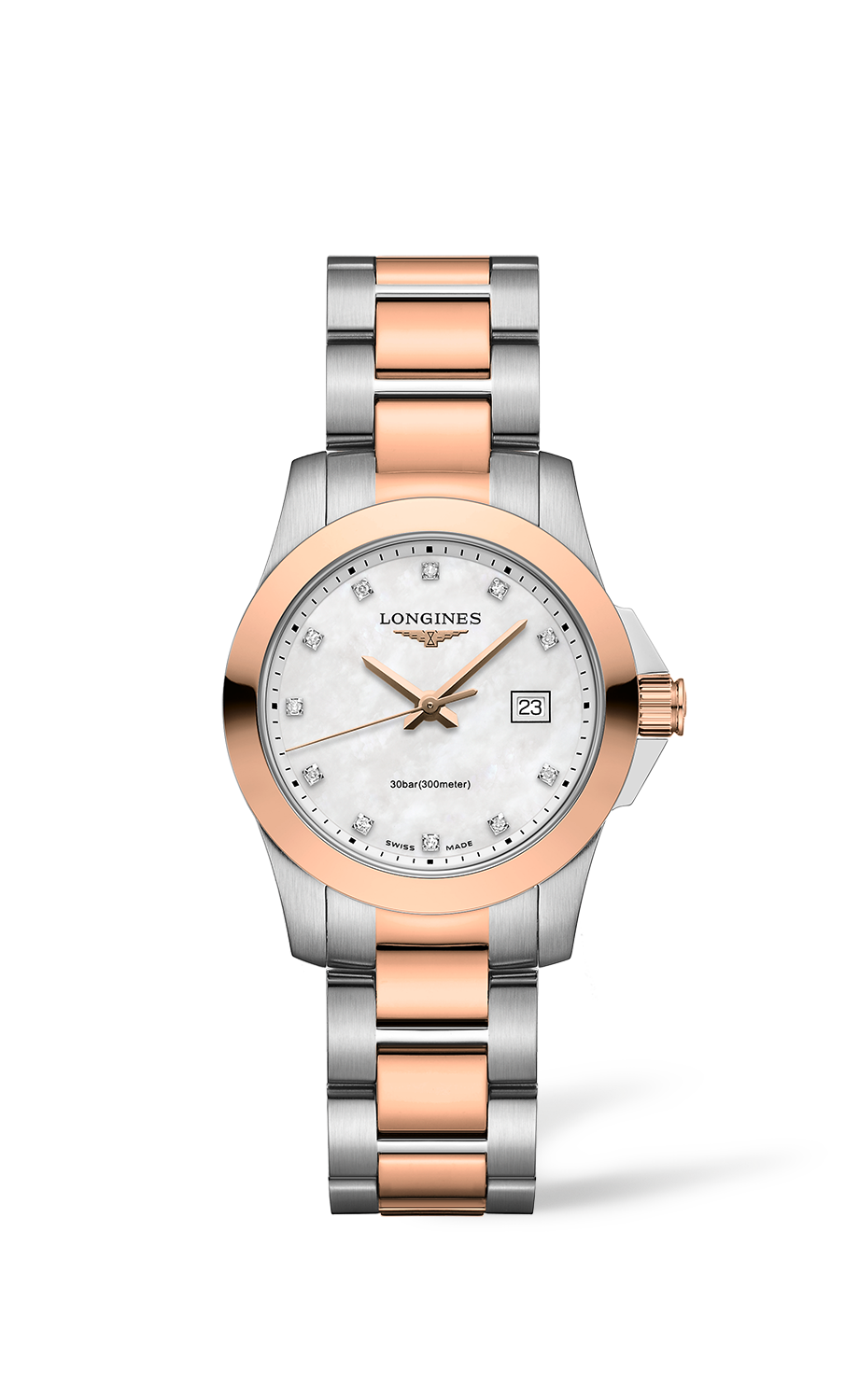Longines Damenuhr Conquest L3.376.3.88.7 bei Juwelier Hungeling