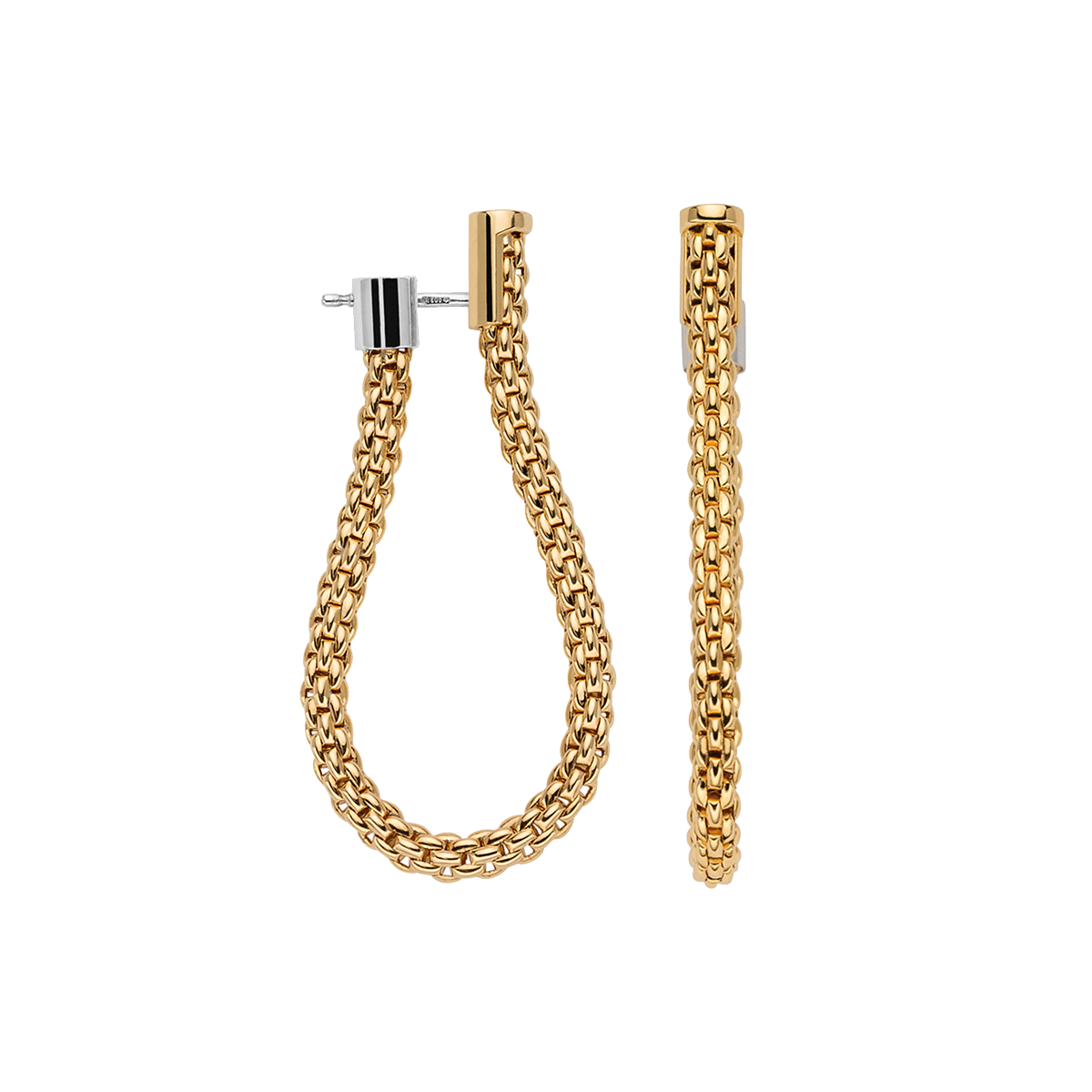 Fope Essentials Flex it 750 Gelbgold Ohrringe 04E08OX_XX