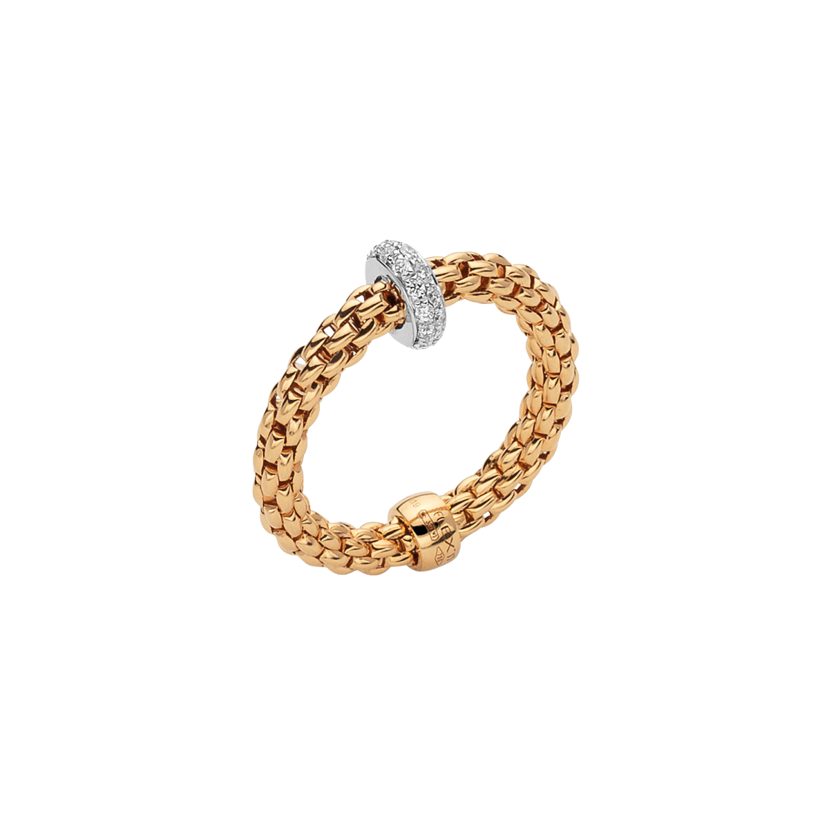 Fope Prima Flex it Gelbgold Ring mit Diamanten 74508AX_BB