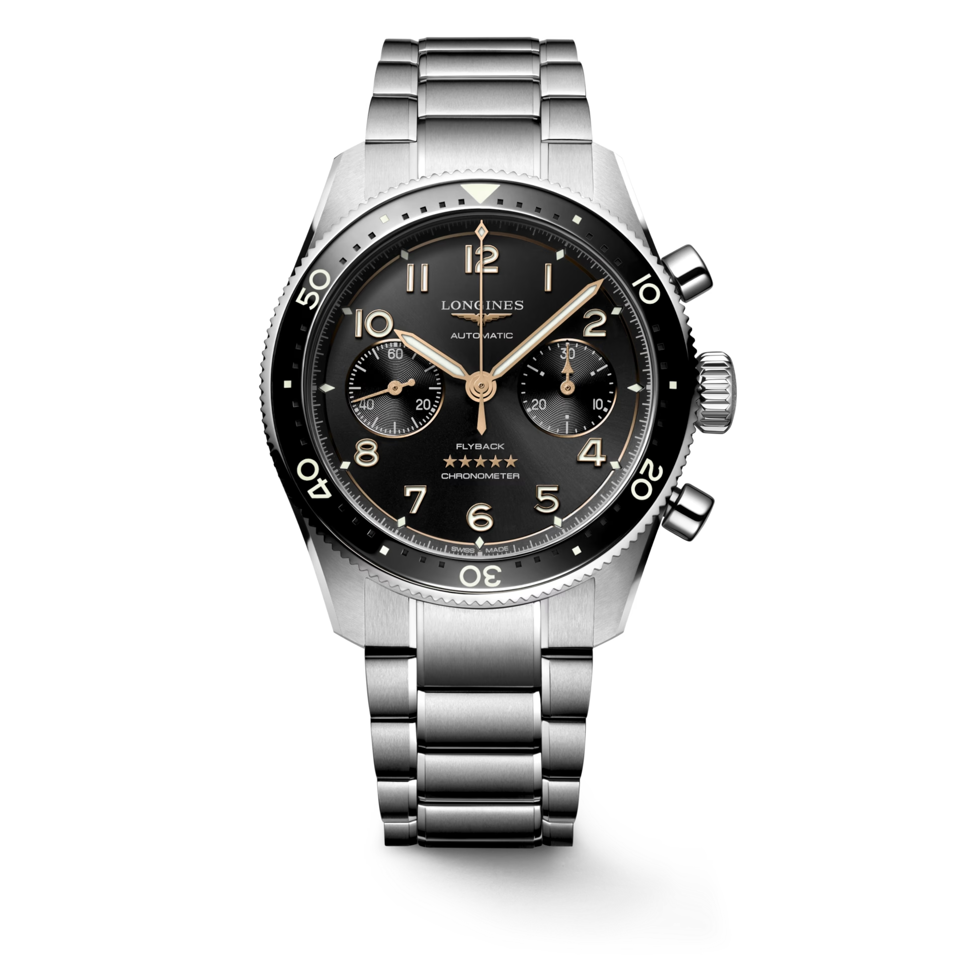 Longines Spirit Flyback 42 mm L3.821.4.53.6 bei Juwelier Hungeling