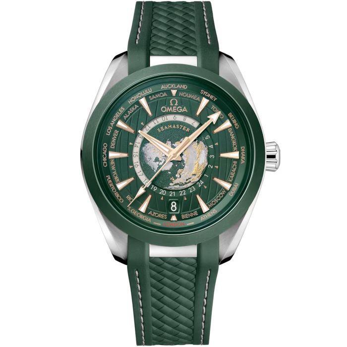 Omega Seamaster Aqua Terra 150M Worldtimer 220.32.43.22.10.001 bei Juwelier Hungeling