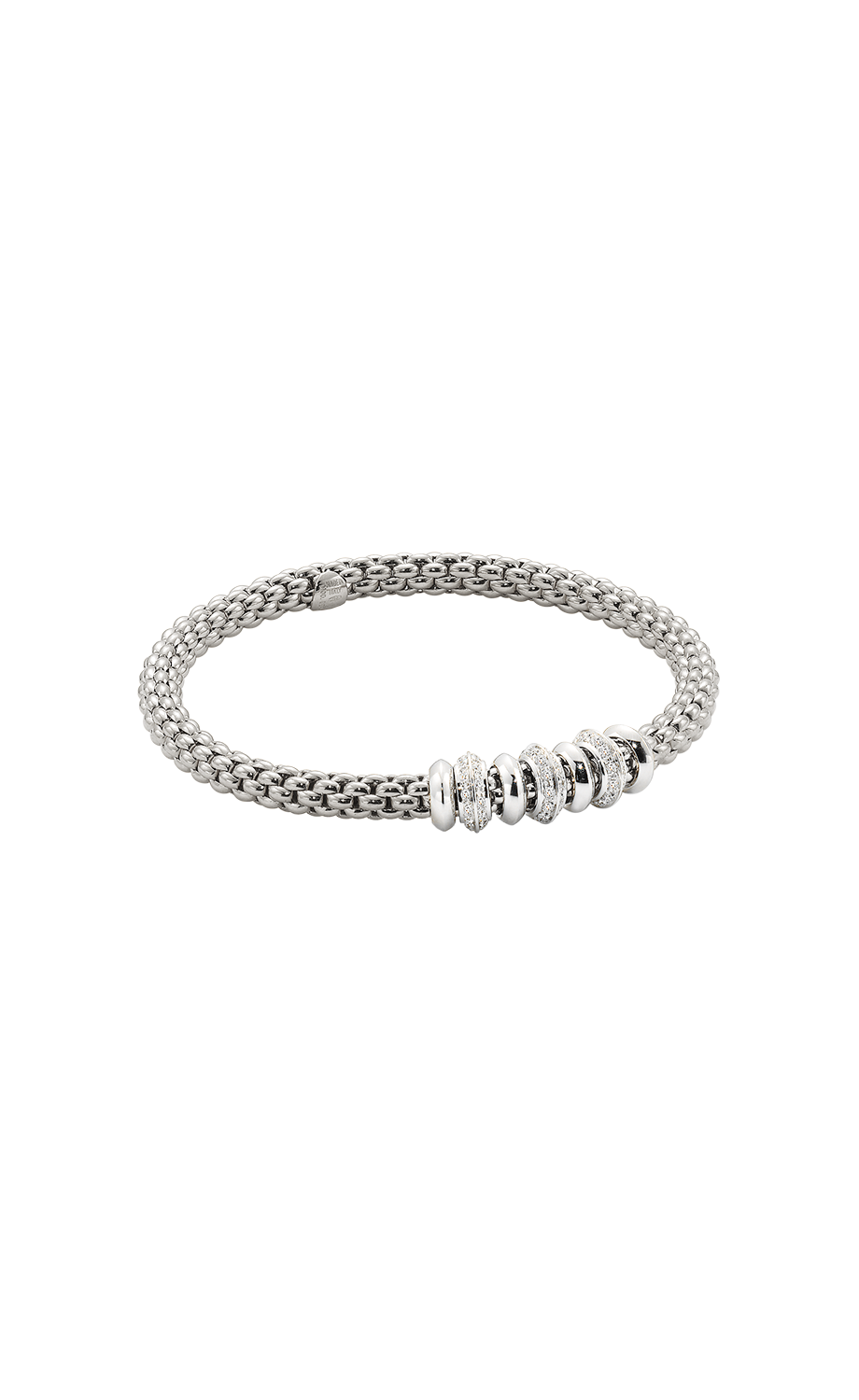 Fope Solo Weissgold Flex'it Armband 657B BBR bei Juwelier Hungeling