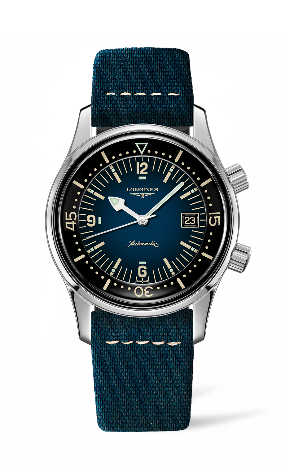 The Longines Legend Diver L3.774.4.90.2 bei Juwelier Hungeling