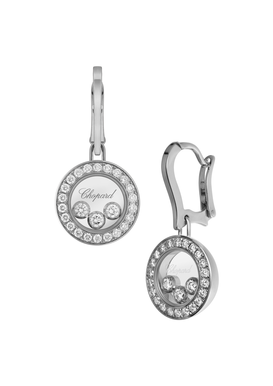 Chopard Ohrhänger Happy Diamonds 83A018-1401 bei Juwelier Hungeling