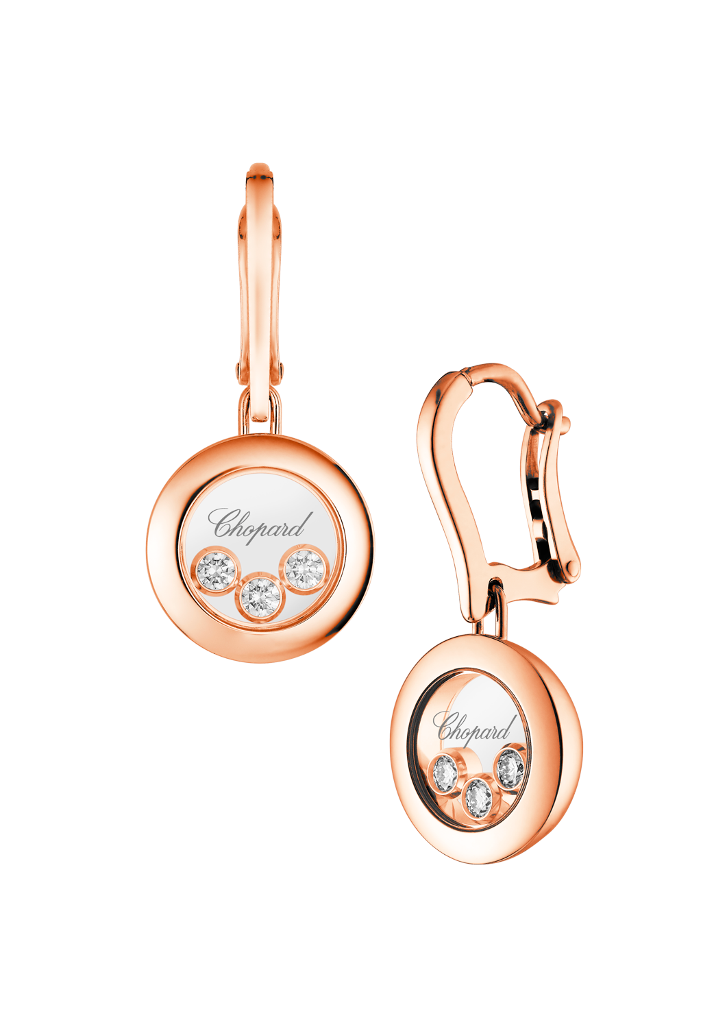 Chopard Ohrhänger Happy Diamonds 83A054-5301 bei Juwelier Hungeling