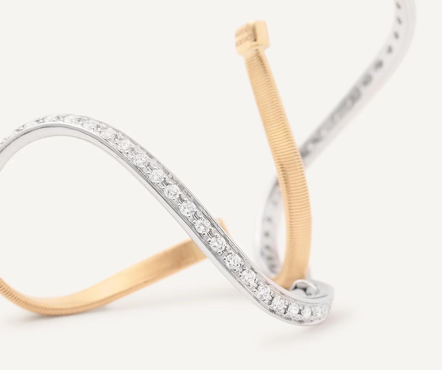 Marrakech Ohrringe aus Gelbgold mit Diamantpavé OG404_B_YW_M5