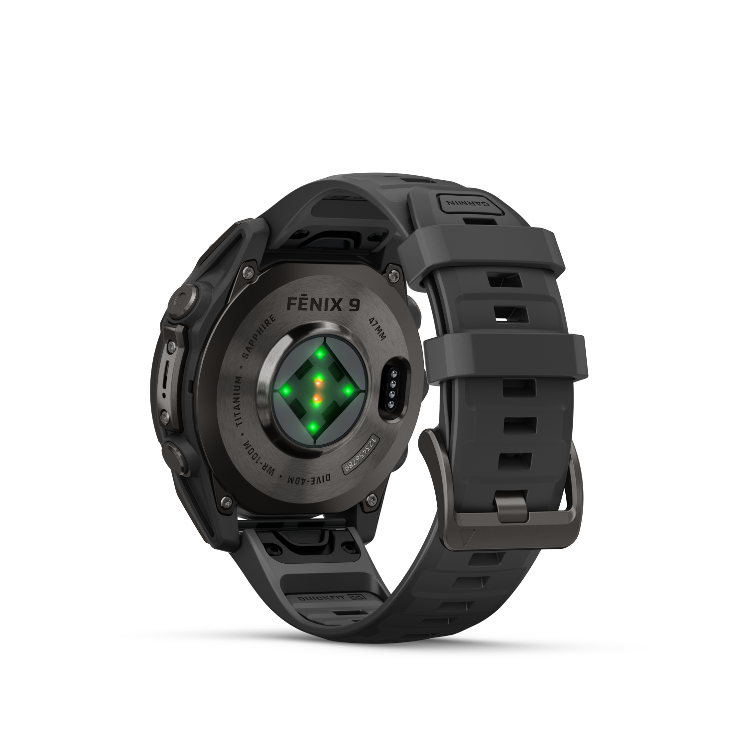 Garmin fēnix 9 – 47 mm Schwarz/Carbongrau DLC Titan 010-04762-11
