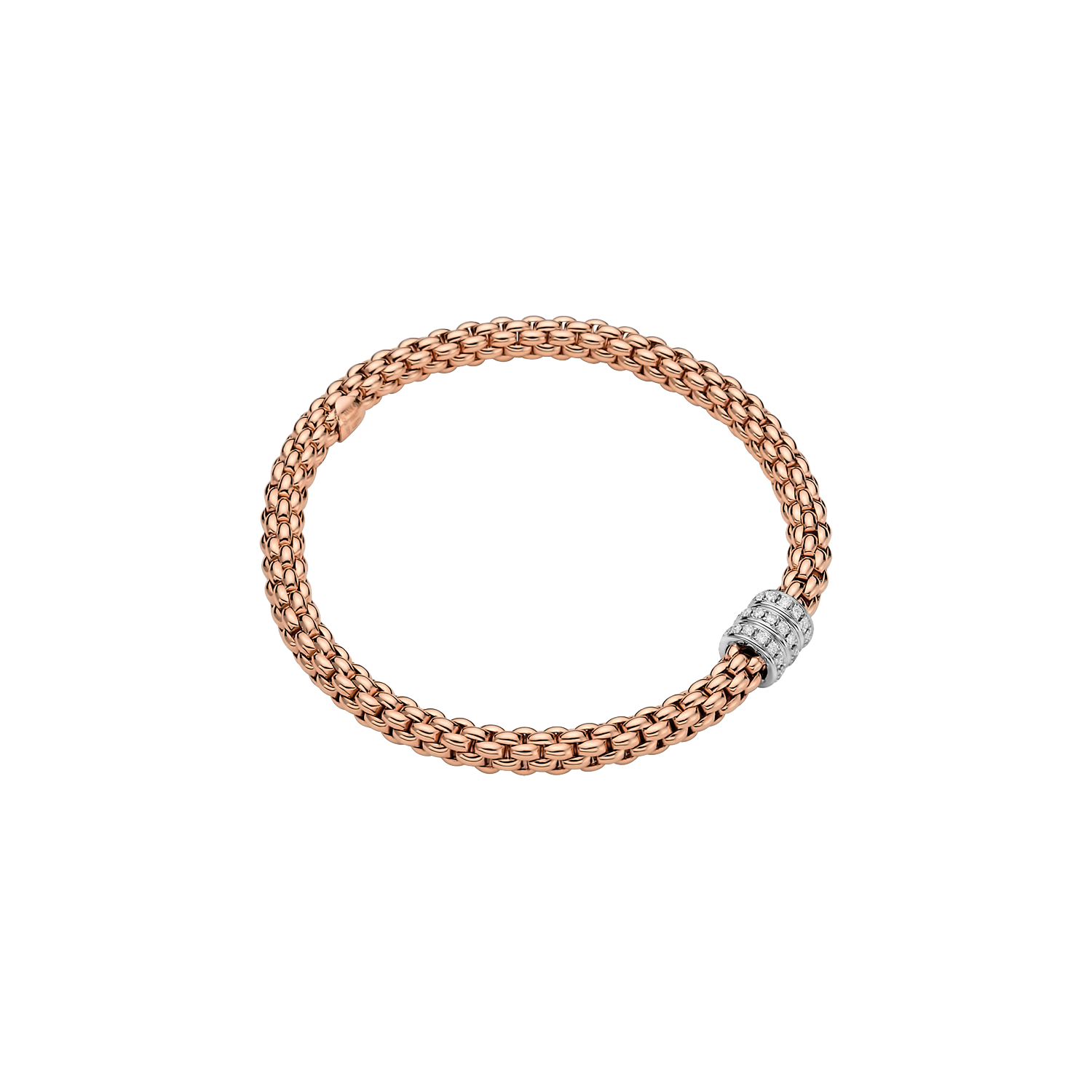 Fope Solo Rotgold Flex'it Armband 623B BBR bei Juwelier Hungeling