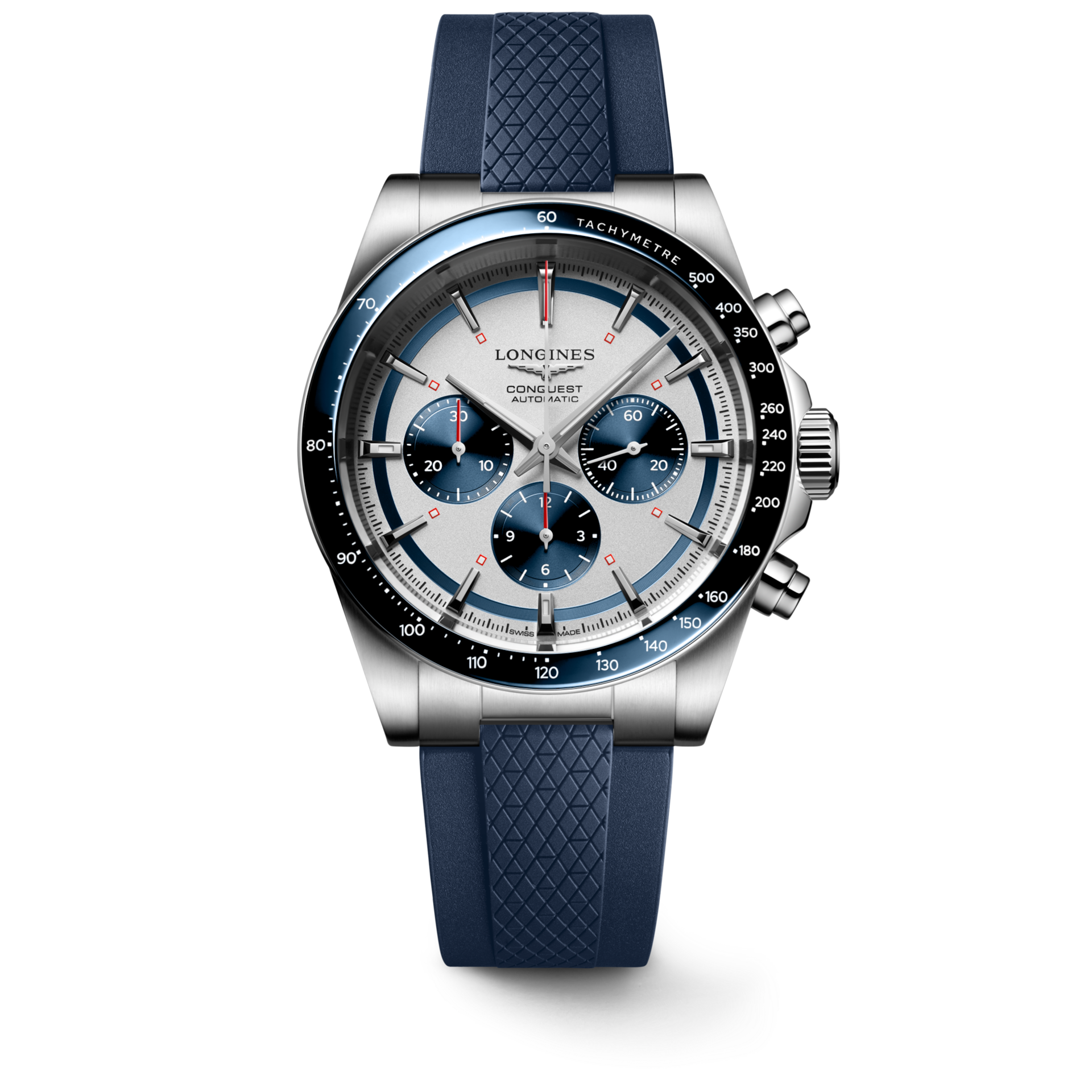 Longines Conquest Chronograph Ø 42 mm L3.835.4.98.9 bei Juwelier Hungeling