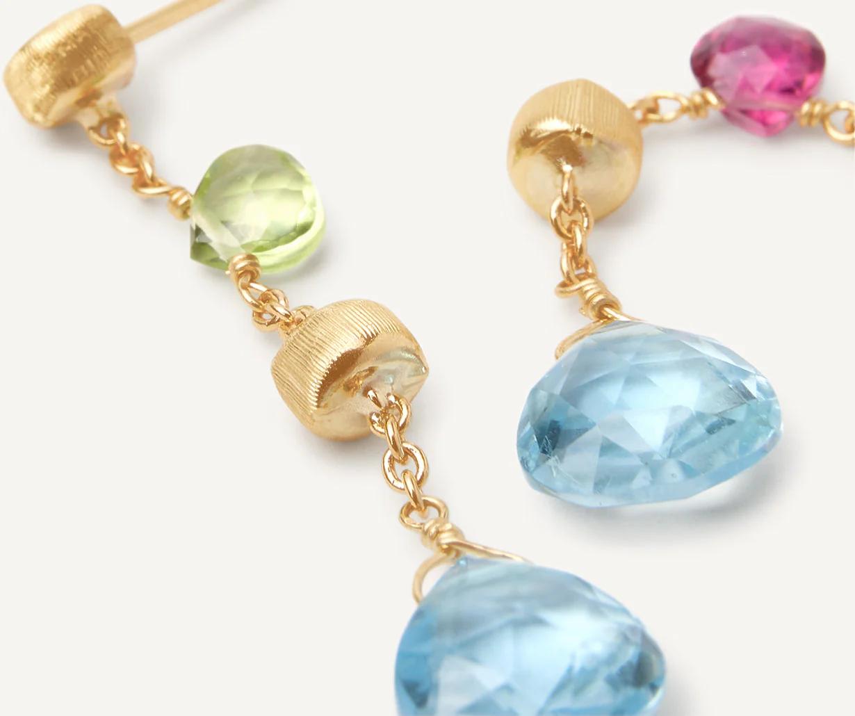 Paradise Ohrring aus Gold mit Topas, mini OB1430_MIX01_Y_02
