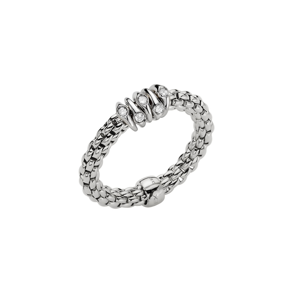 Fope Prima Flex it Weissgold Ring mit Diamanten AN746 BBR bei Juwelier Hungeling
