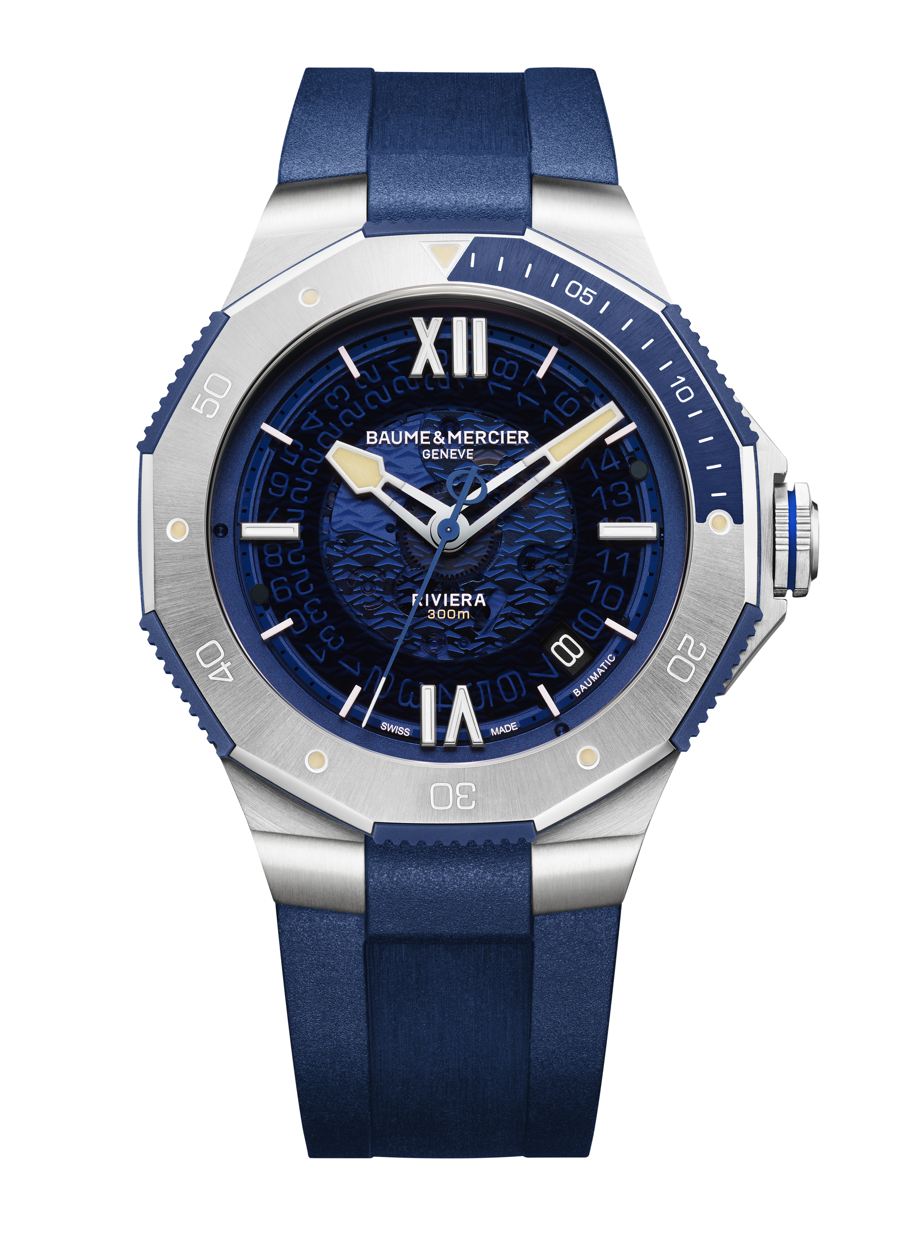 Baume & Mercier Riviera Azur 300m Automatik 42mm 10716 bei Juwelier Hungeling