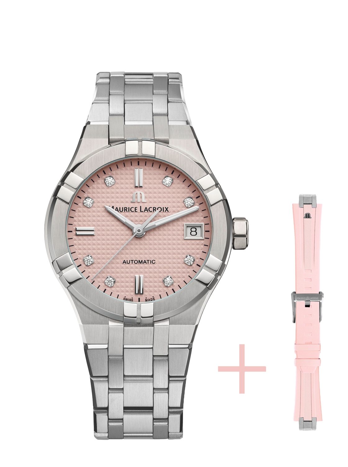 Maurice Lacroix Aikon Automatic Limited Summer Edition 35mm AI6006-SS00F-550-E bei Juwelier Hungeling
