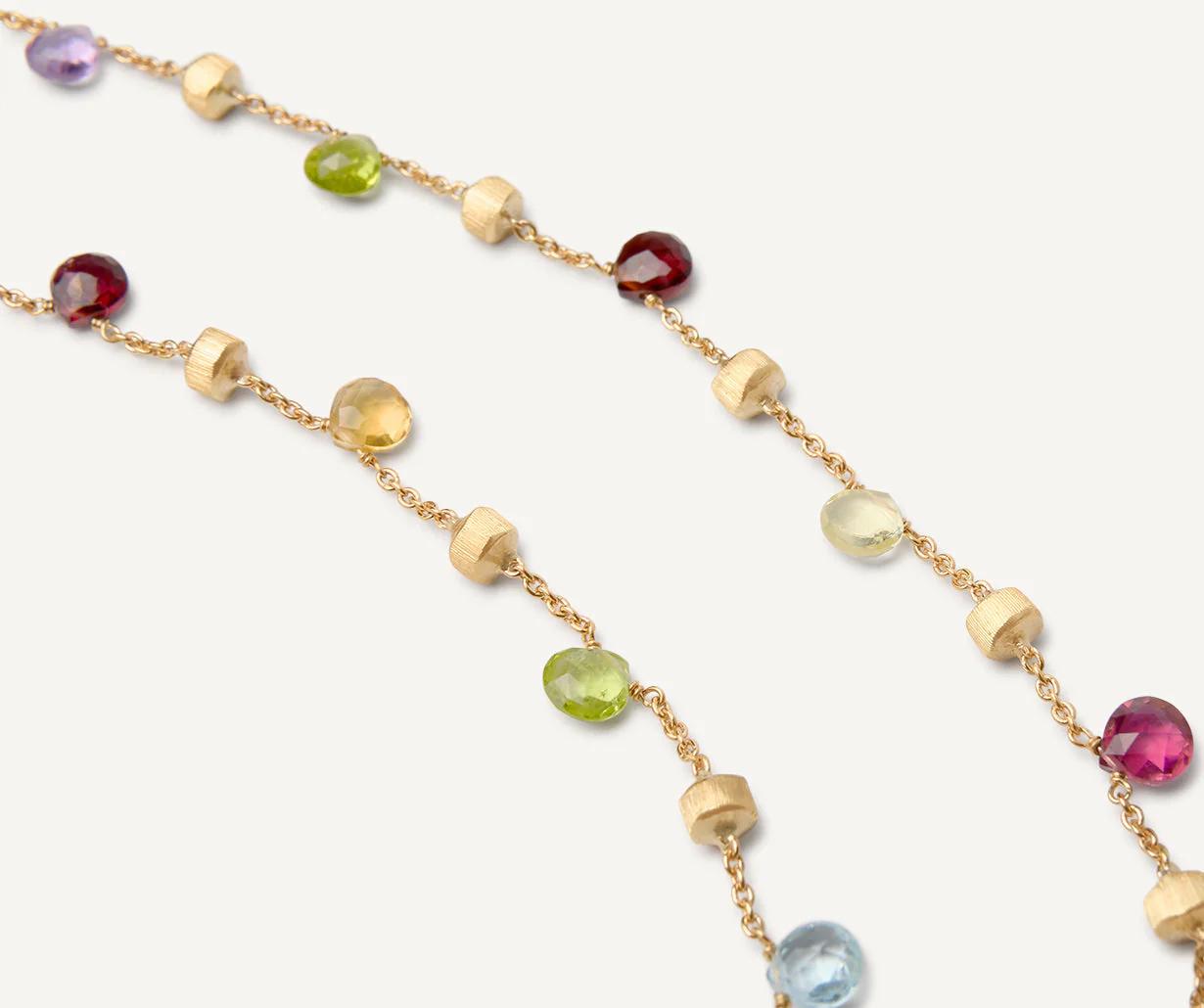 Paradise Halskette aus Gold mit bunten Edelsteinen CB765-E_MIX01_Y_02