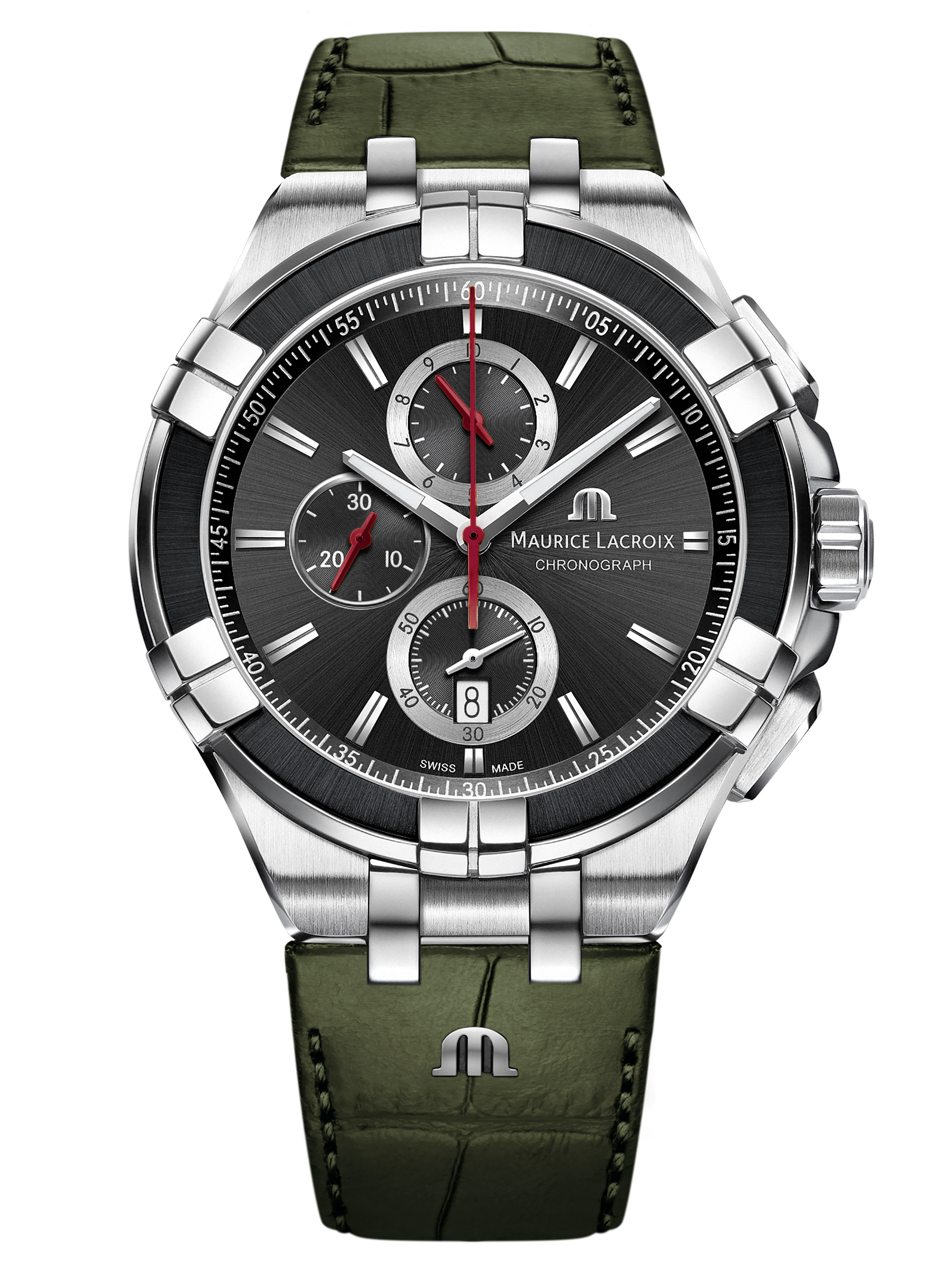 Maurice Lacroix Aikon Chronograph 44mm AI1018-PVB21-330-1 bei Juwelier Hungeling