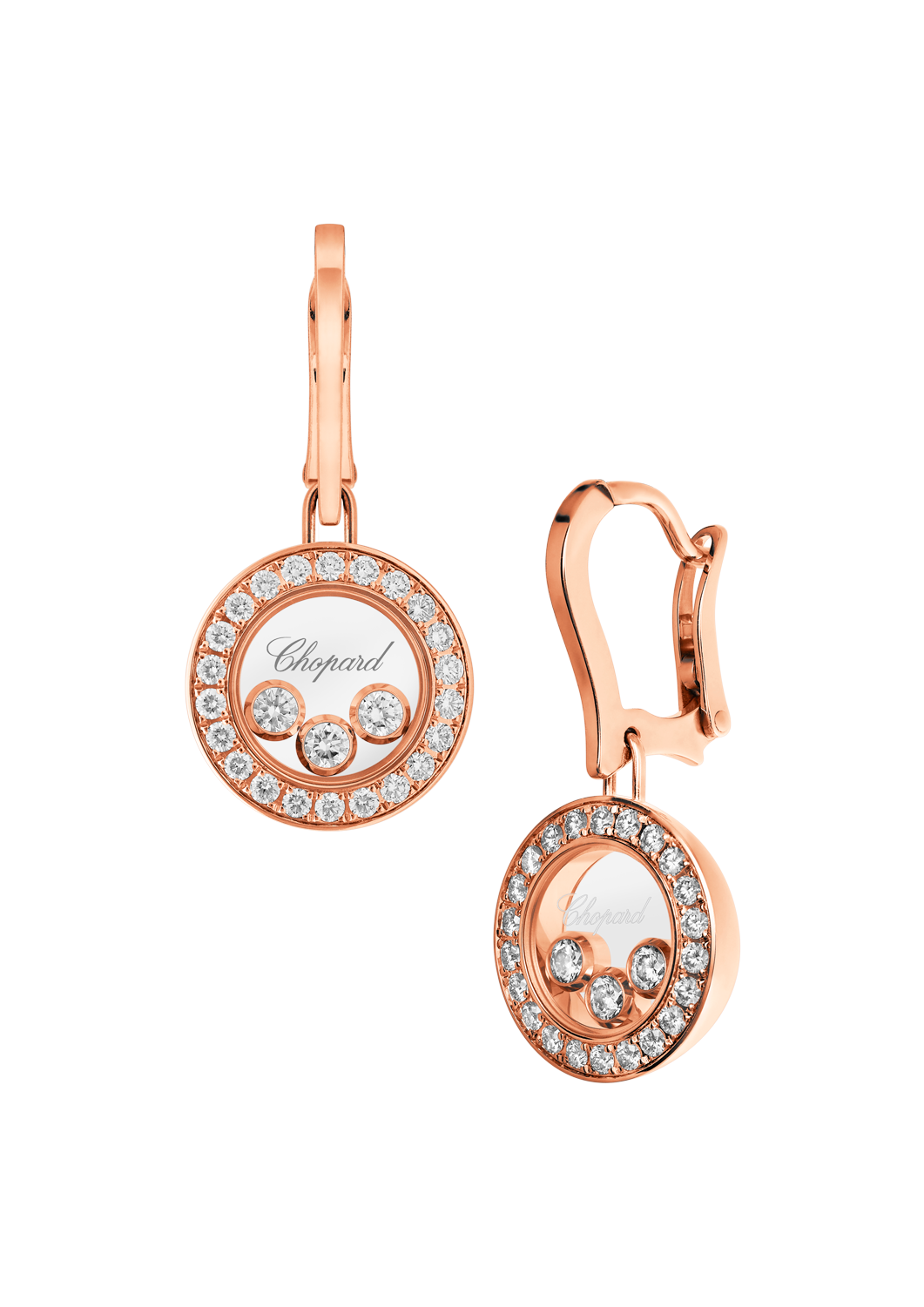 Chopard Ohrhänger Happy Diamonds 83A018-5401 bei Juwelier Hungeling