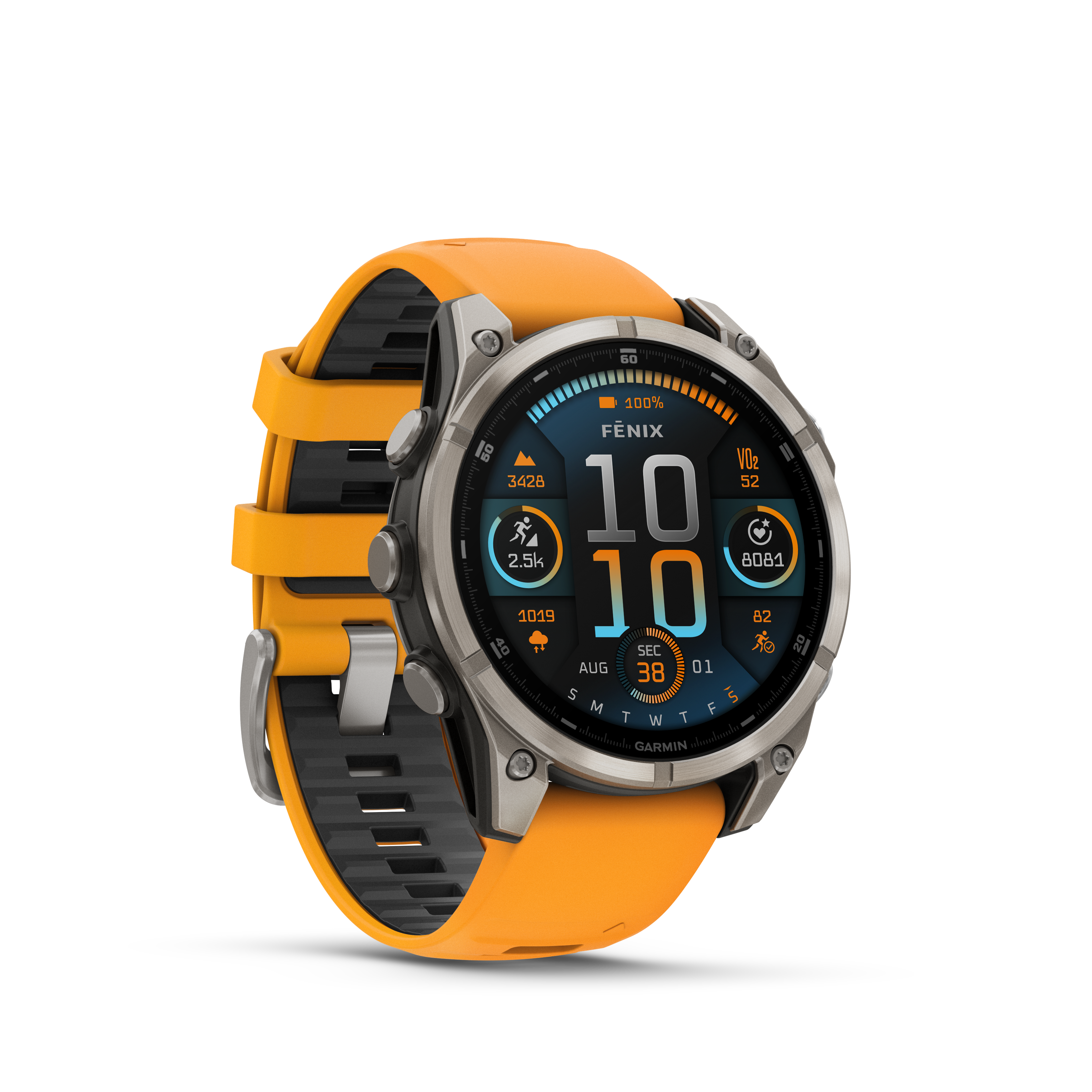 Garmin fēnix 8 - 47 mm AMOLED Sapphire Graphit/Titanium Titan 010-02904-11 bei Juwelier Hungeling
