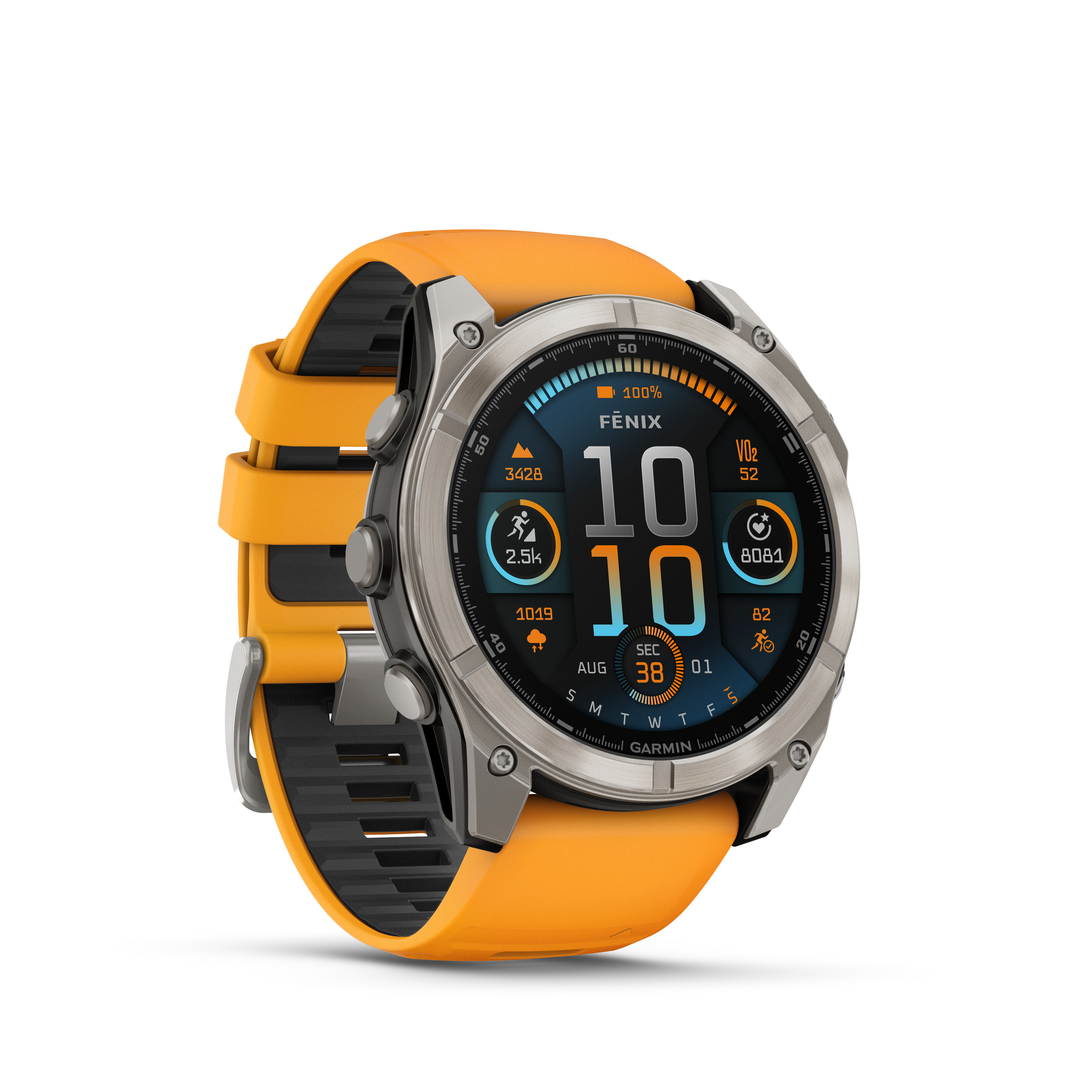 Garmin fēnix 8 - 51 mm AMOLED Sapphire Graphit/Titanium Titan 010-02905-11 bei Juwelier Hungeling