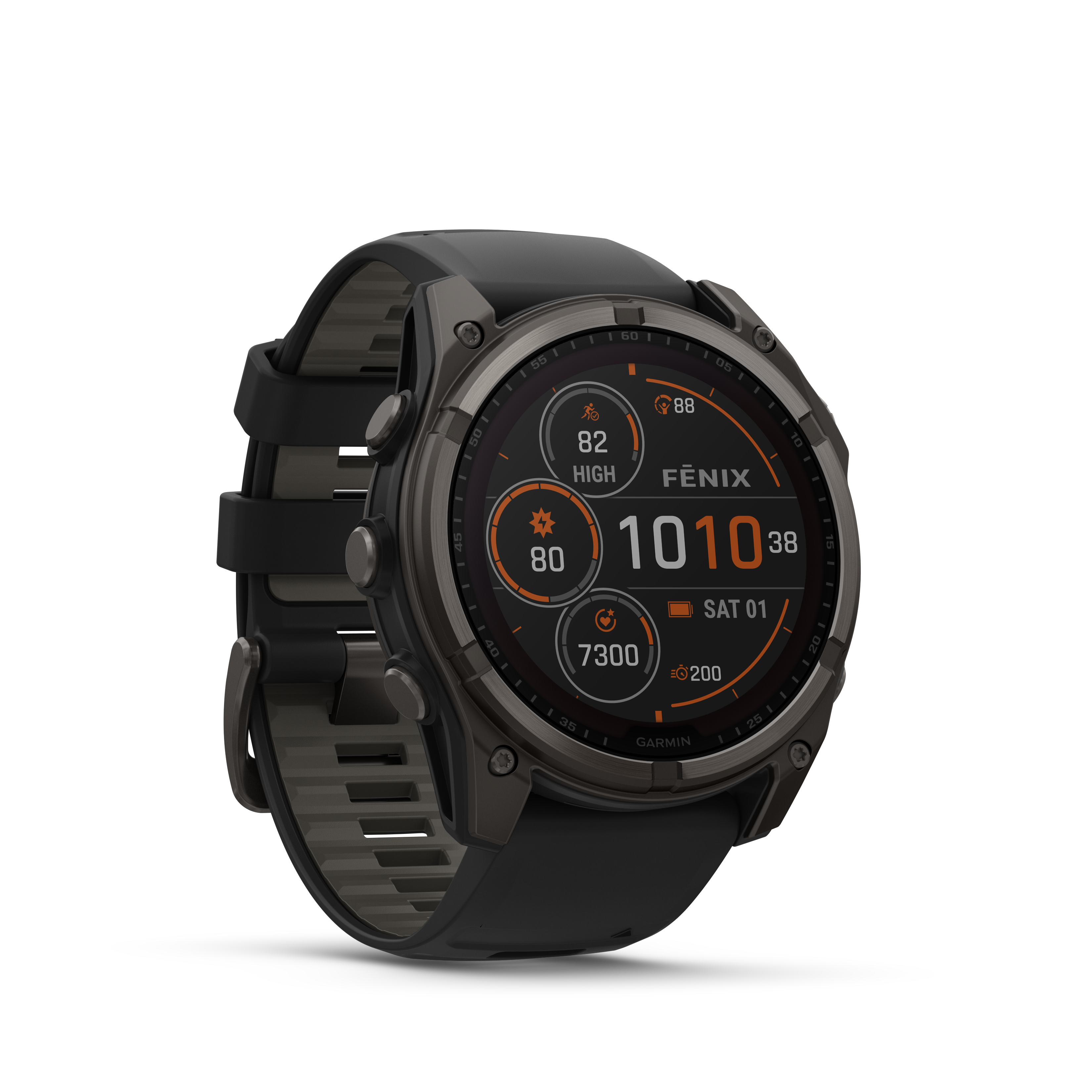 Garmin fēnix 8 -  51 mm Solar Sapphire Graphit/Carbongrau Titan DLC 010-02907-11 bei Juwelier Hungeling