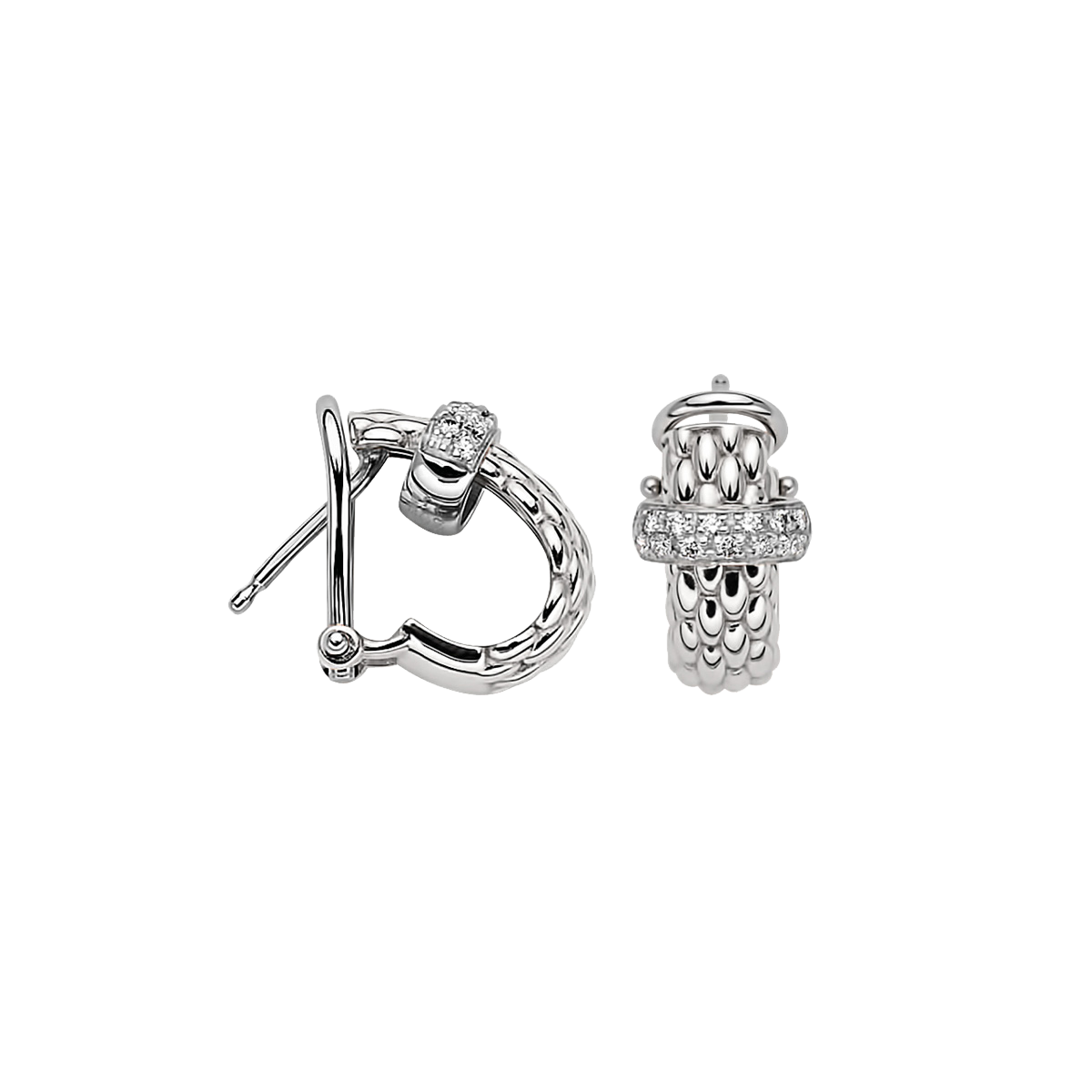 Fope Vendôme Weißgold Ohrringe mit Diamanten OR560BBR bei Juwelier Hungeling