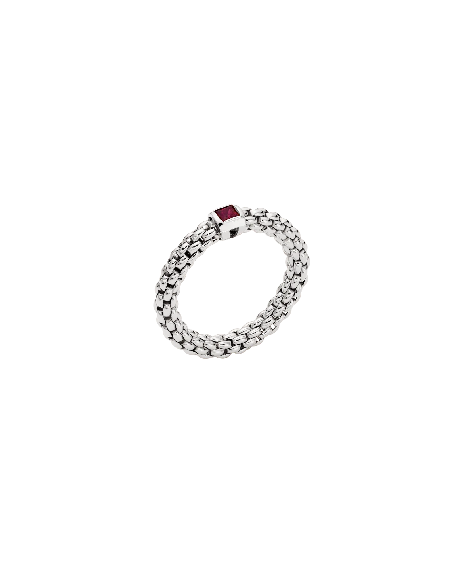 Fope Souls Flex it Weissgold Ring mit Rubin 09E08AX_B4_B_XBX bei Juwelier Hungeling