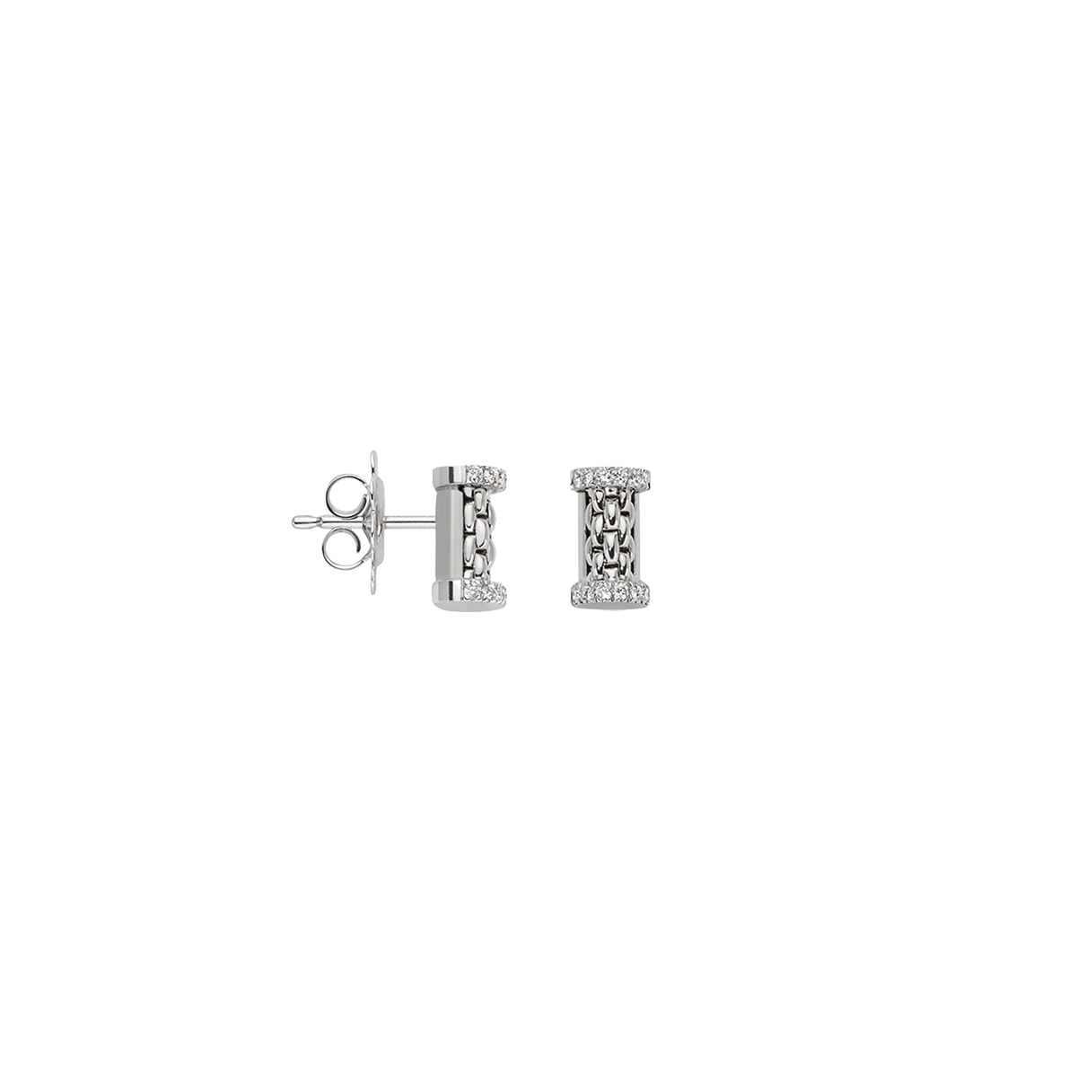 Fope Essentials 750 Weißgold Ohrstecker mit Diamanten 07E08OX_BB_B_XXX_000