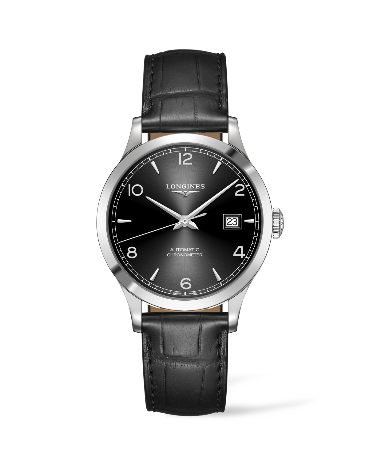 Longines Record Ø 38,5 mm L2.820.4.56.2 bei Juwelier Hungeling