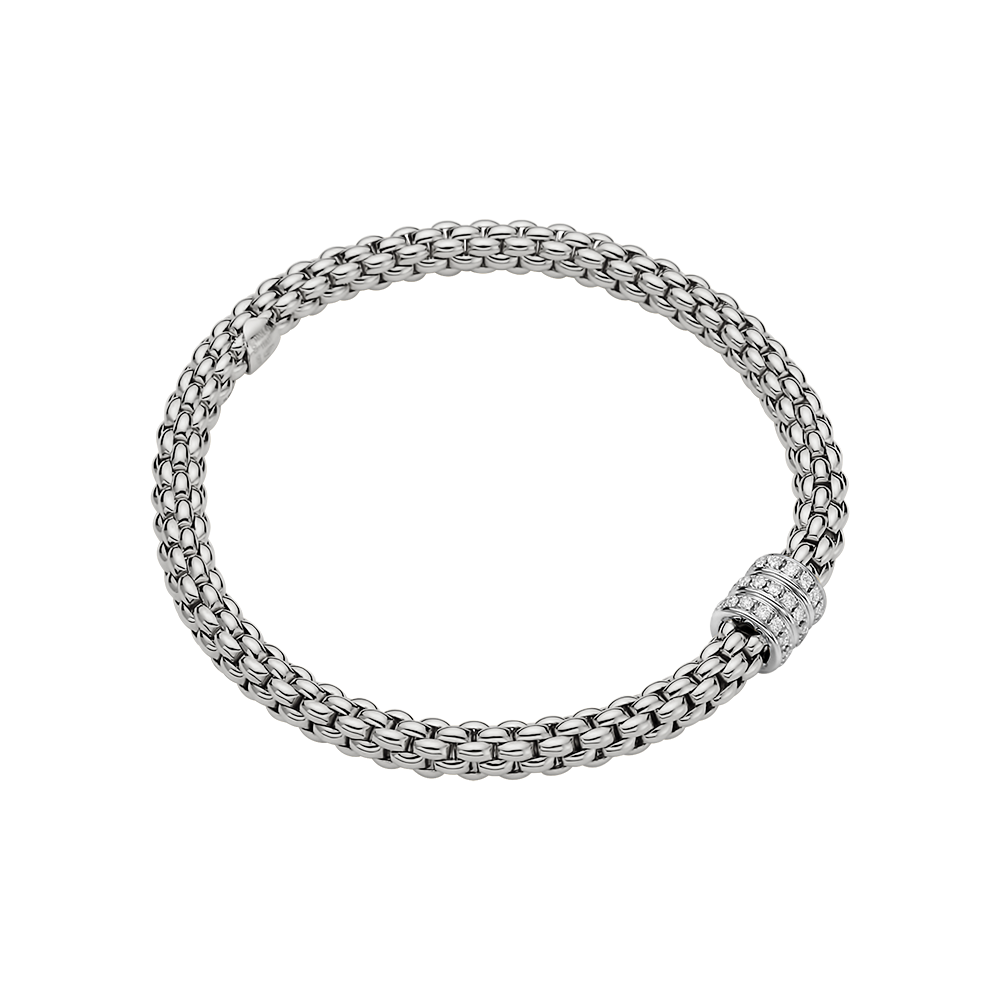 Fope Solo WeißgoldFlex it Armband 623B BBR bei Juwelier Hungeling