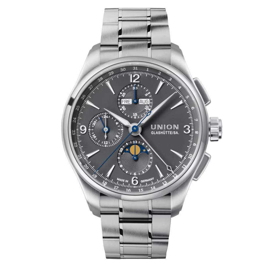 Union Glashütte Belisar - Chronograph Mondphase 42mm D014.425.11.087.00 bei Juwelier Hungeling bei Juwelier Hungeling