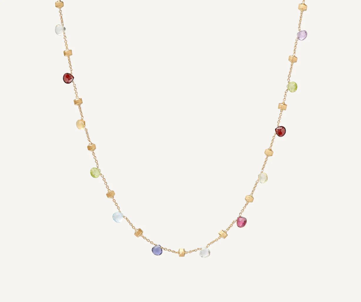 Paradise Halskette aus Gold mit bunten Edelsteinen CB765-E_MIX01_Y_02